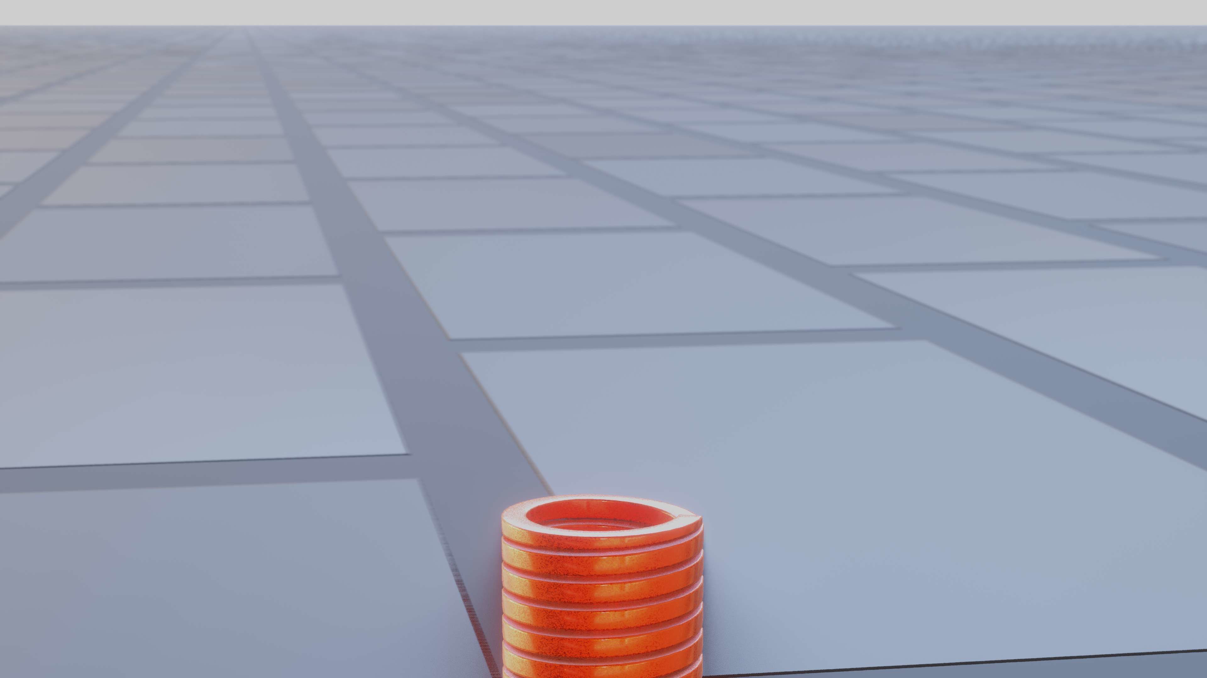 E-Scooter Spring with Procedural PBR Material Setup 3D model_21