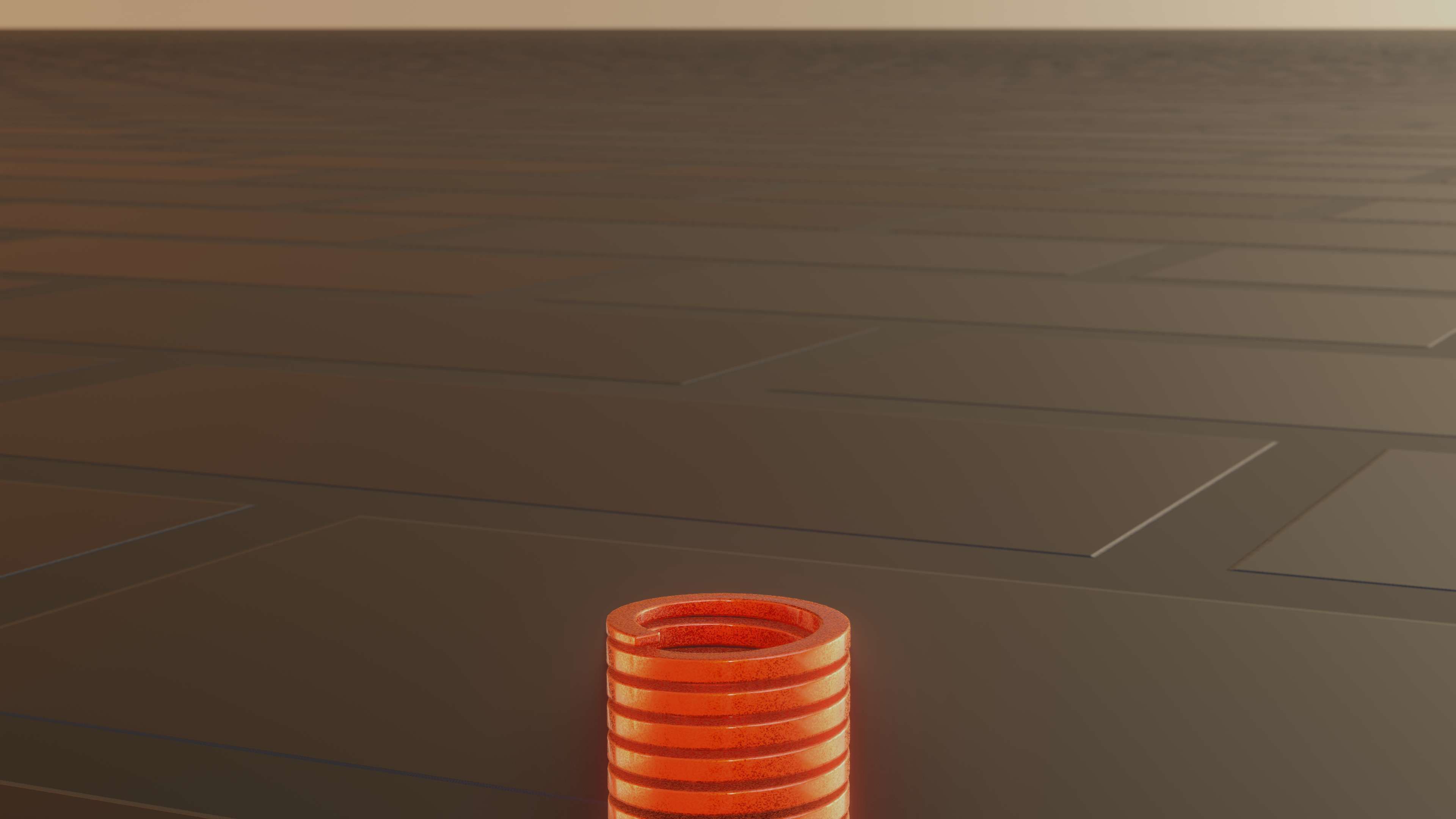 E-Scooter Spring with Procedural PBR Material Setup 3D model_46