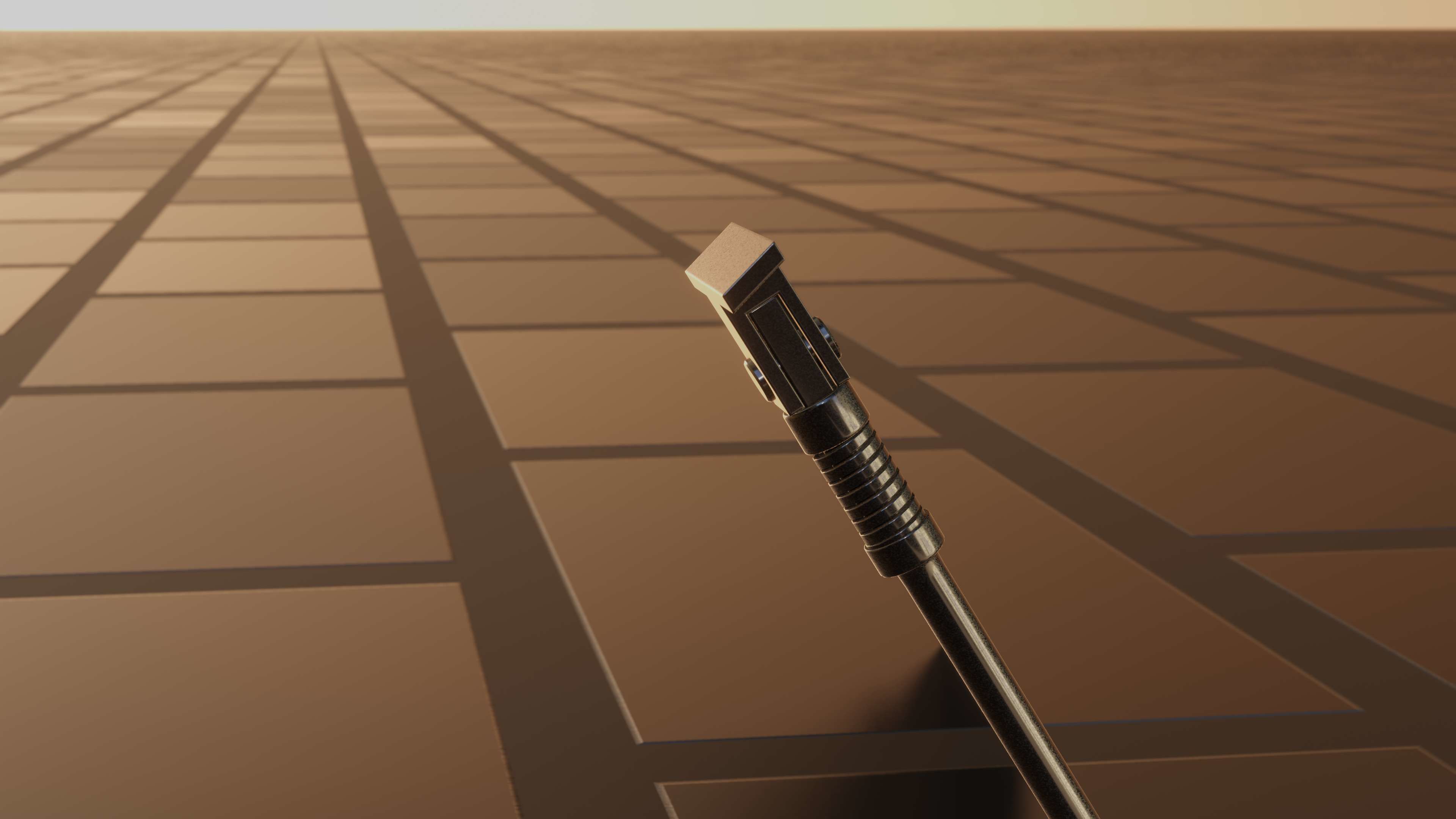 E-Scooter Stand with Procedural PBR Material Setup 3D model_55