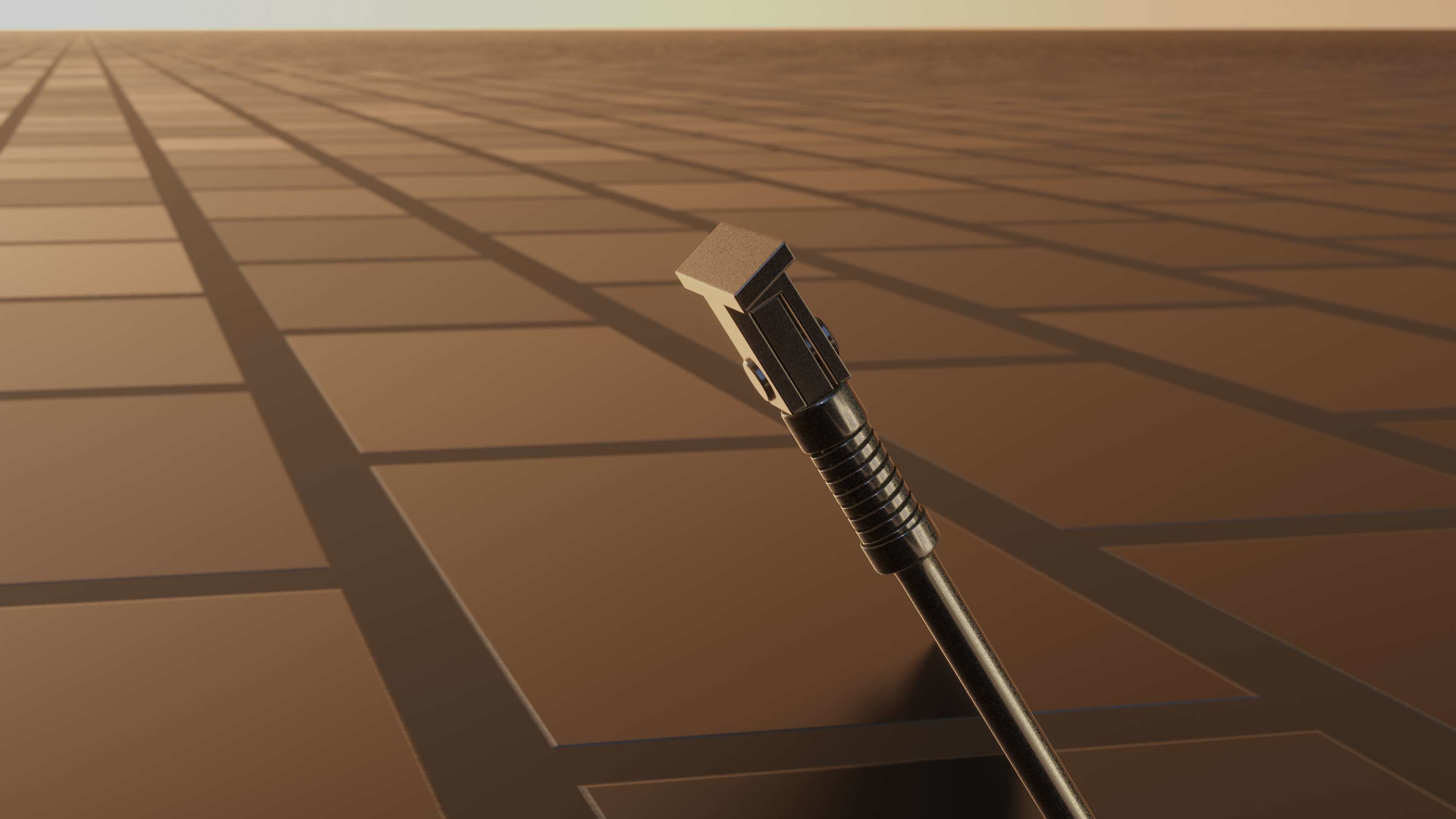 E-Scooter Stand with Procedural PBR Material Setup 3D model_65