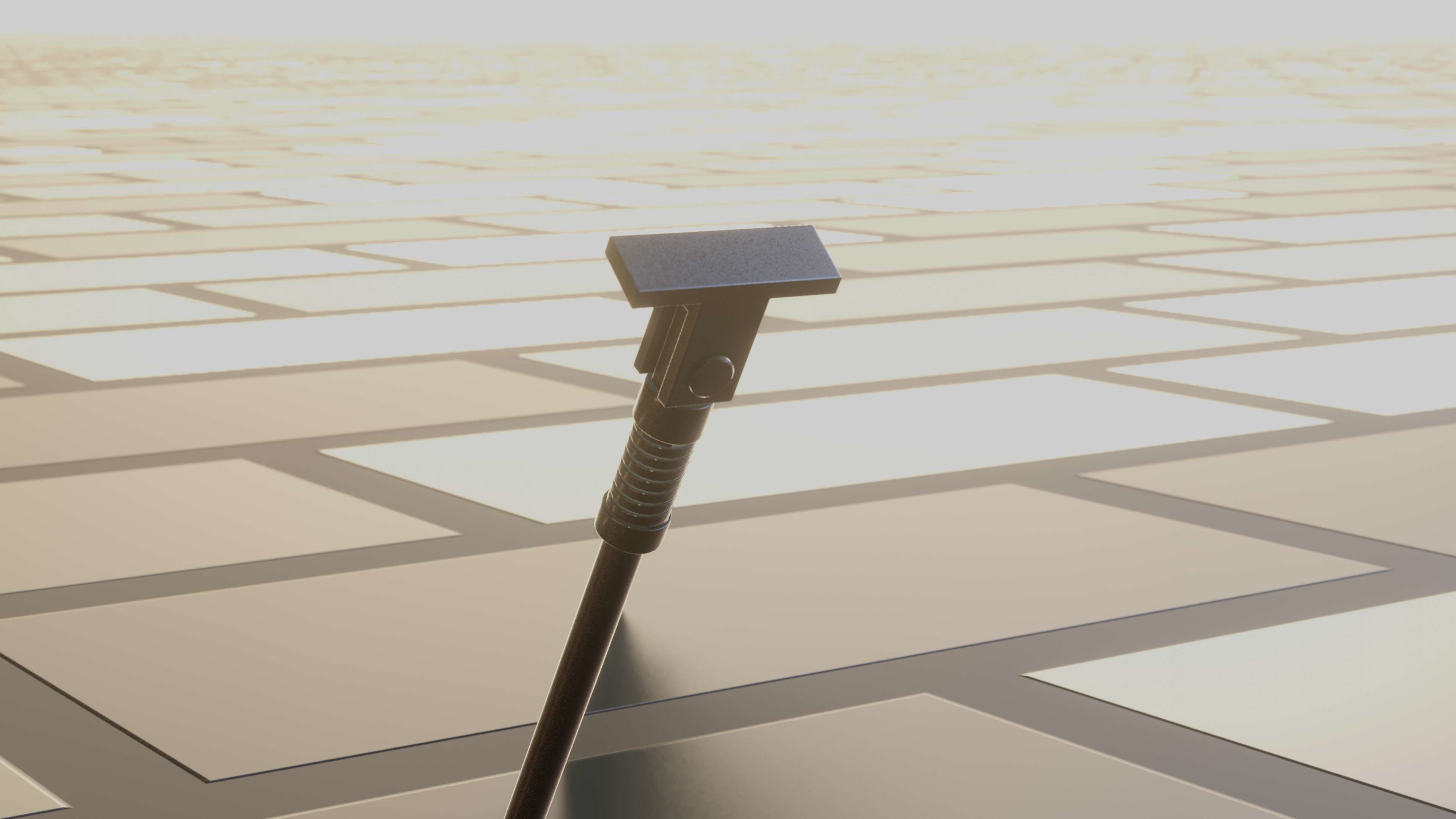 E-Scooter Stand with Procedural PBR Material Setup 3D model_52