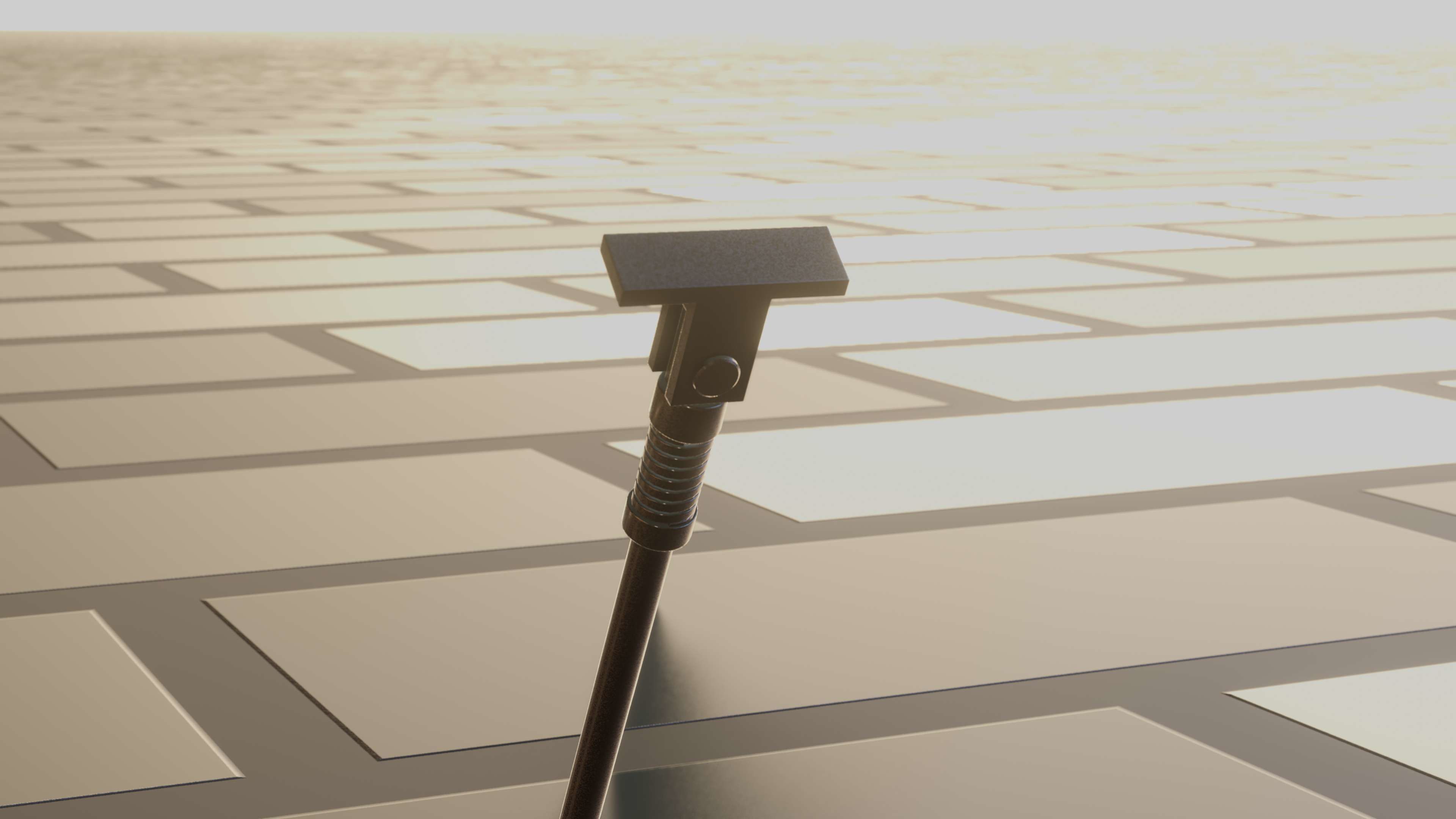 E-Scooter Stand with Procedural PBR Material Setup 3D model_51