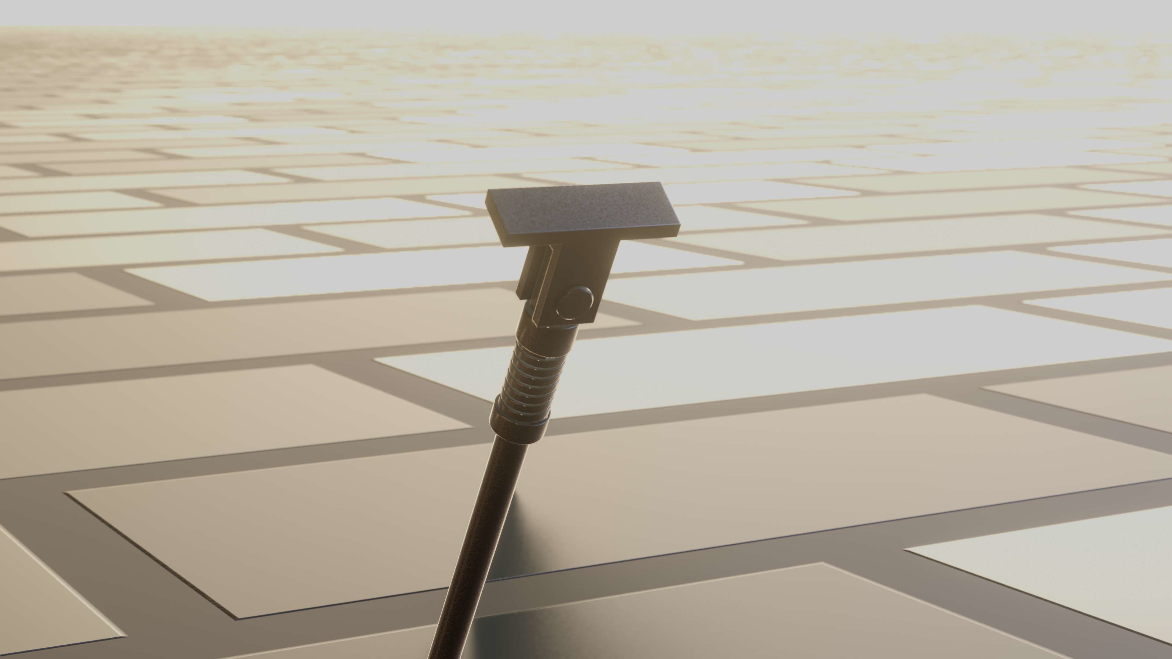 E-Scooter Stand with Procedural PBR Material Setup 3D model_53