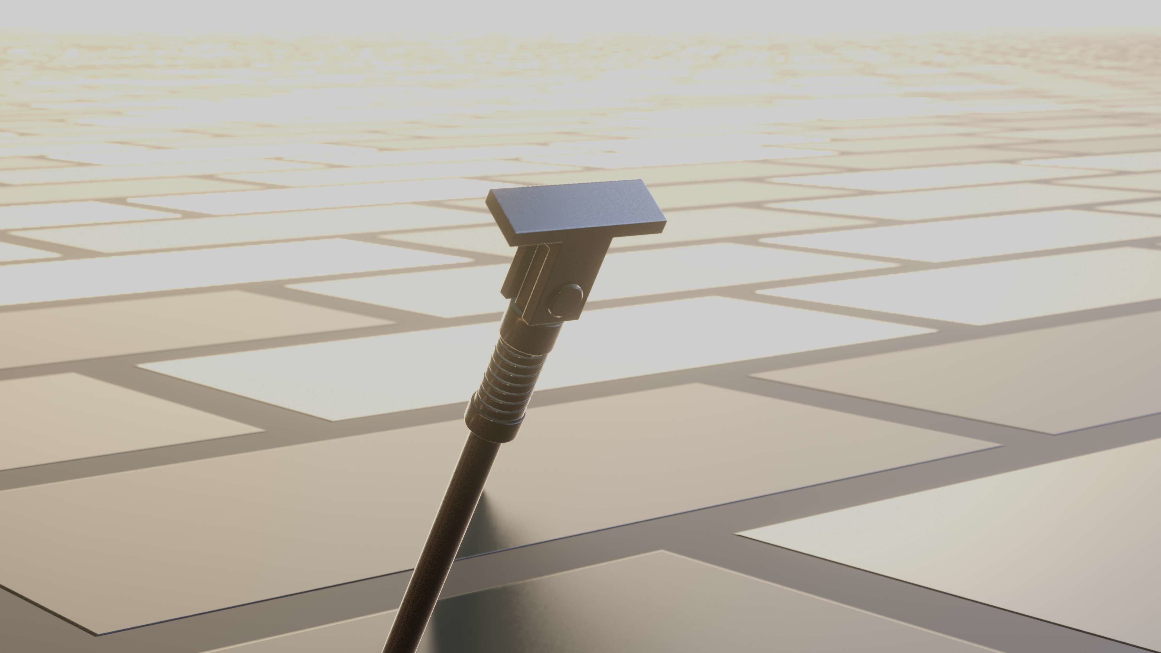 E-Scooter Stand with Procedural PBR Material Setup 3D model_50