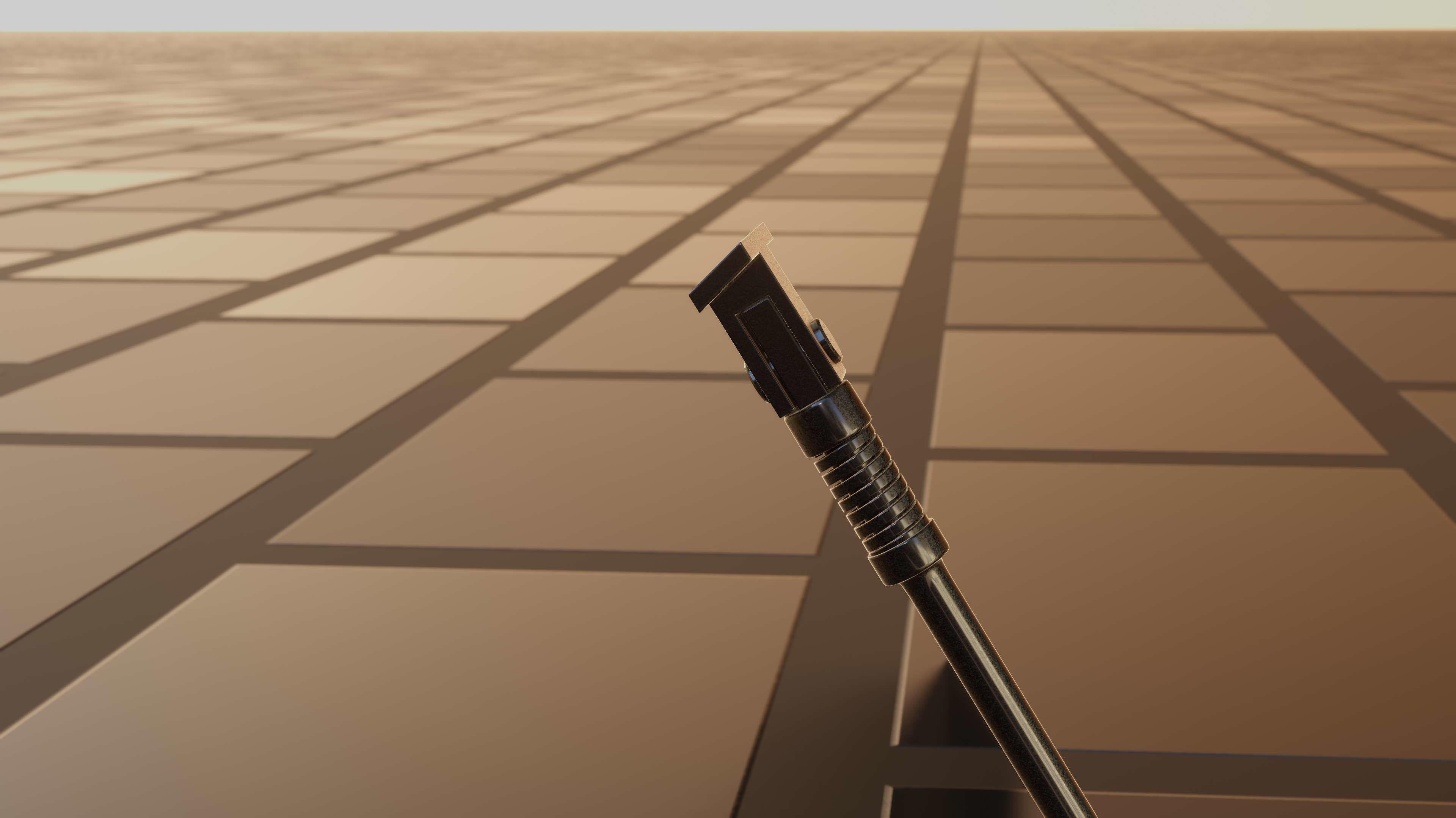 E-Scooter Stand with Procedural PBR Material Setup 3D model_63