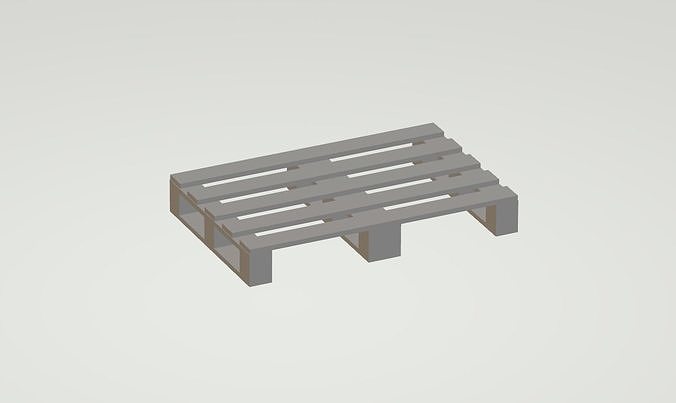 wood pallet Free 3D print model