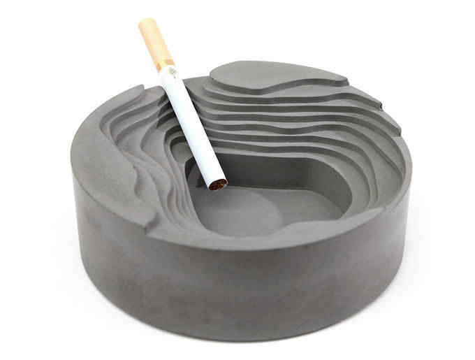 Geometry Cigar Cigarette Ashtray 3D print model_8