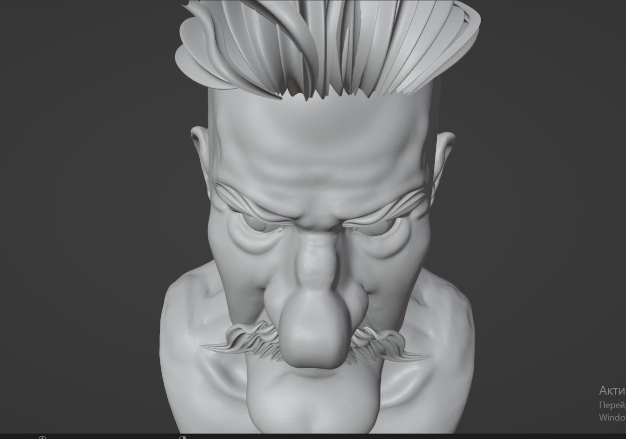 portrait for print 3D print model_6