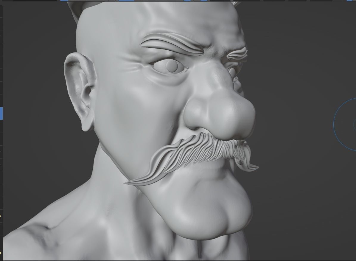 portrait for print 3D print model_5