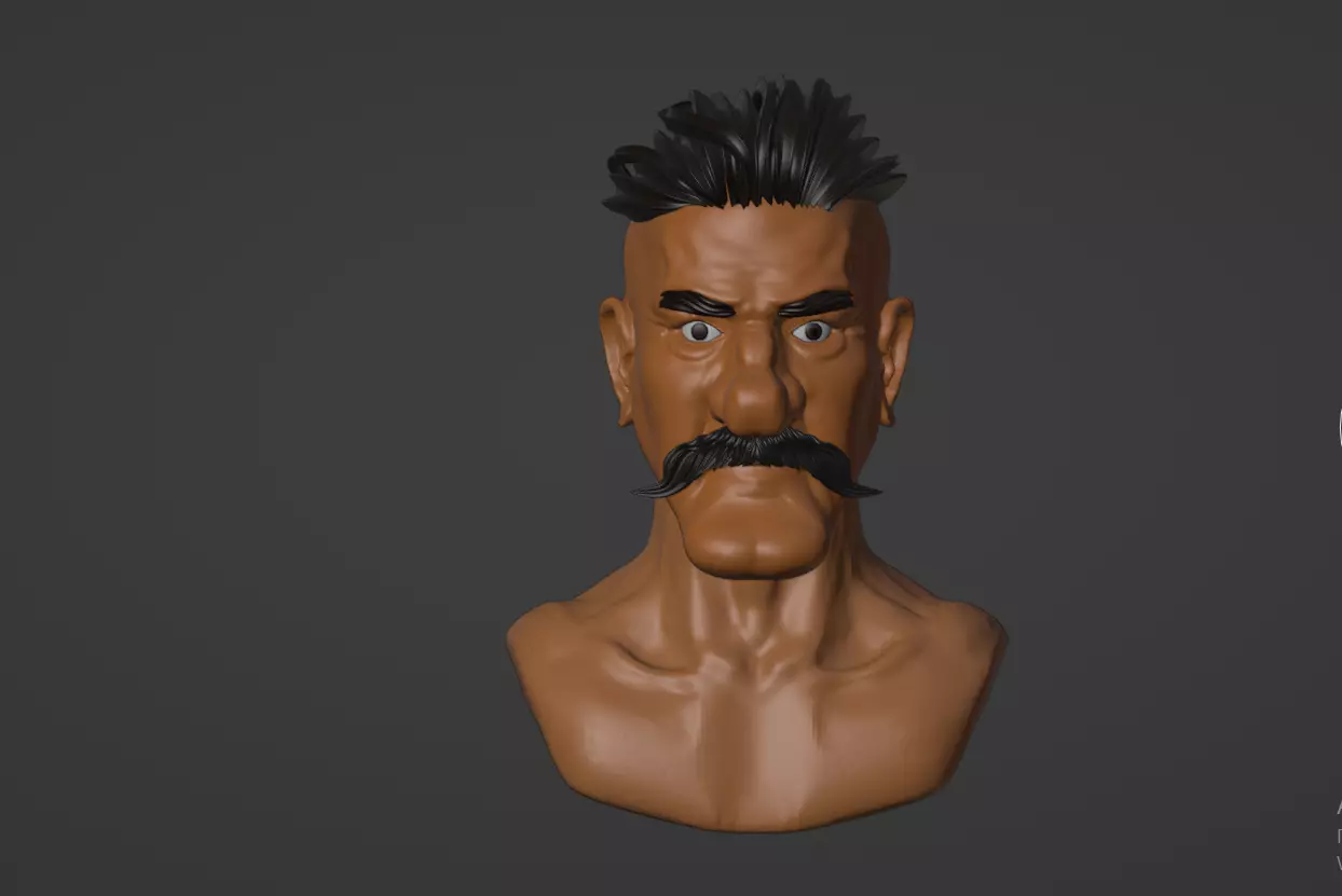 portrait for print 3D print model_0