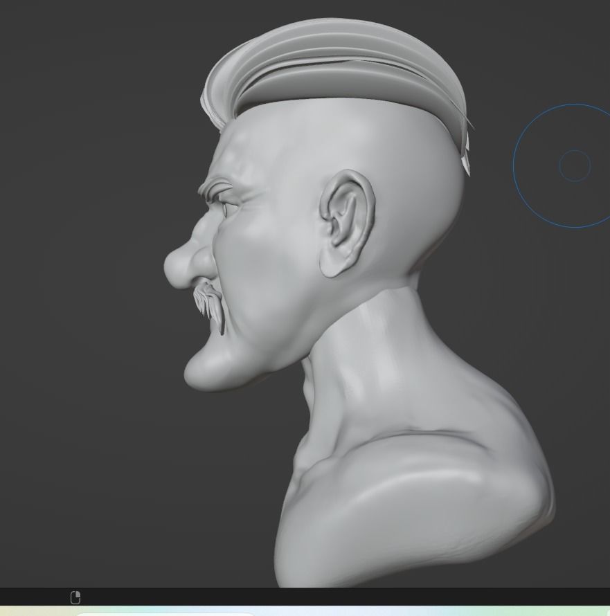 portrait for print 3D print model_3