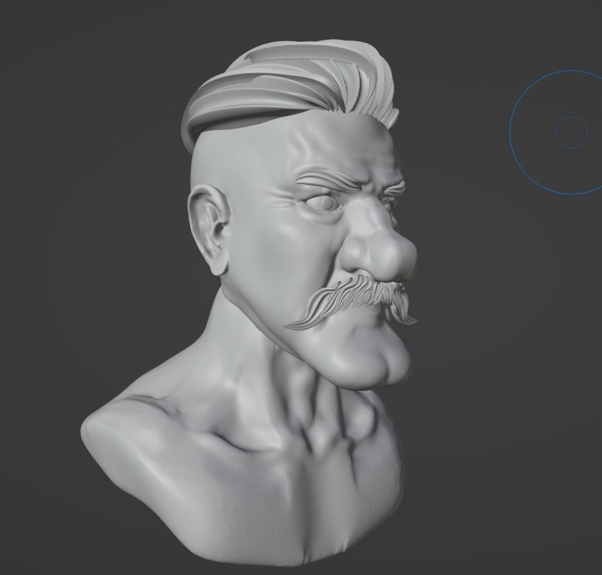 portrait for print 3D print model_1
