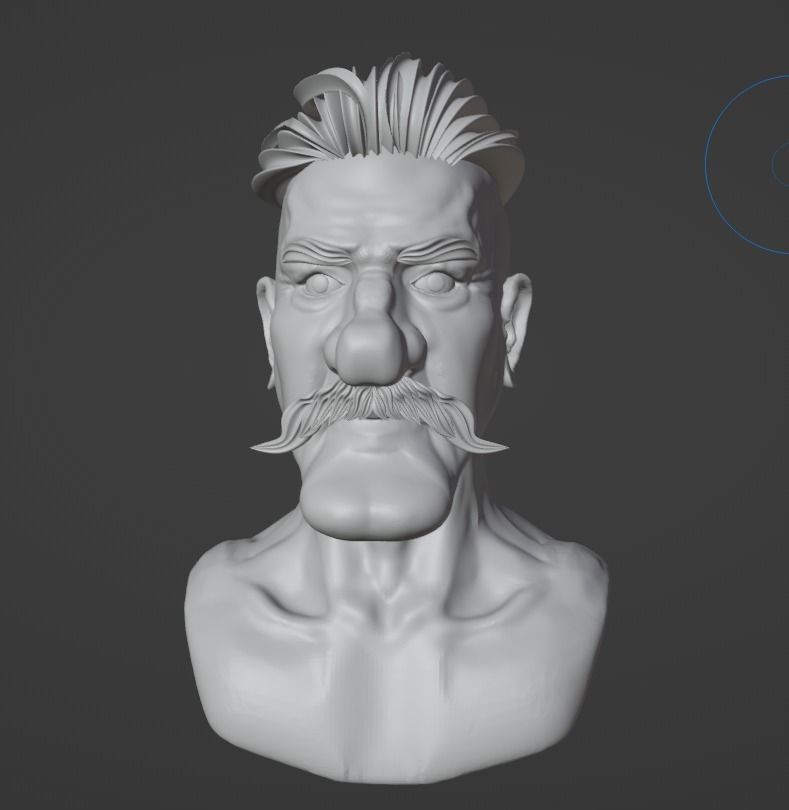 portrait for print 3D print model_2