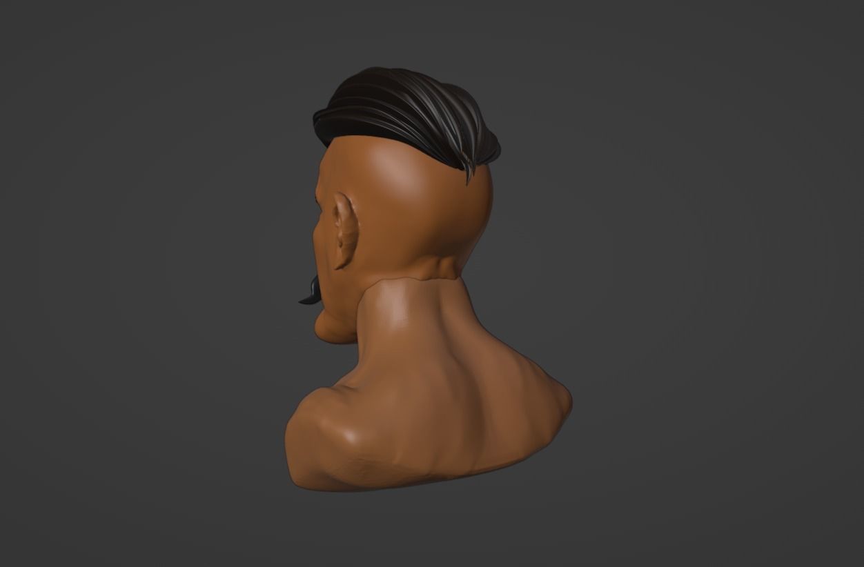 portrait for print 3D print model_10