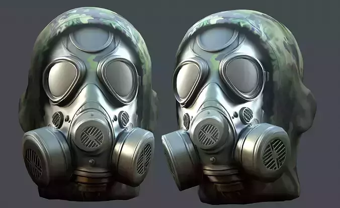 Helmet 3d model military combat Military Low-poly 3D model