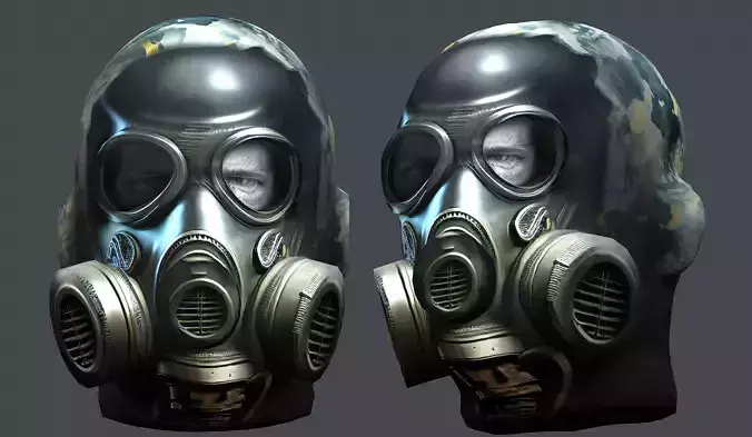 Helmet 3d model military combat Military Low-poly 