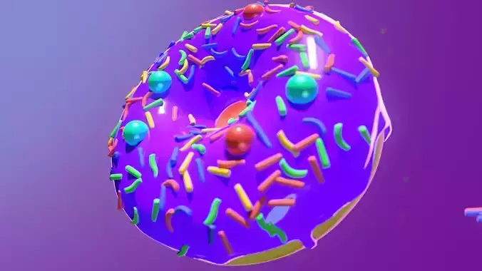 THE DONUT with sprinkles