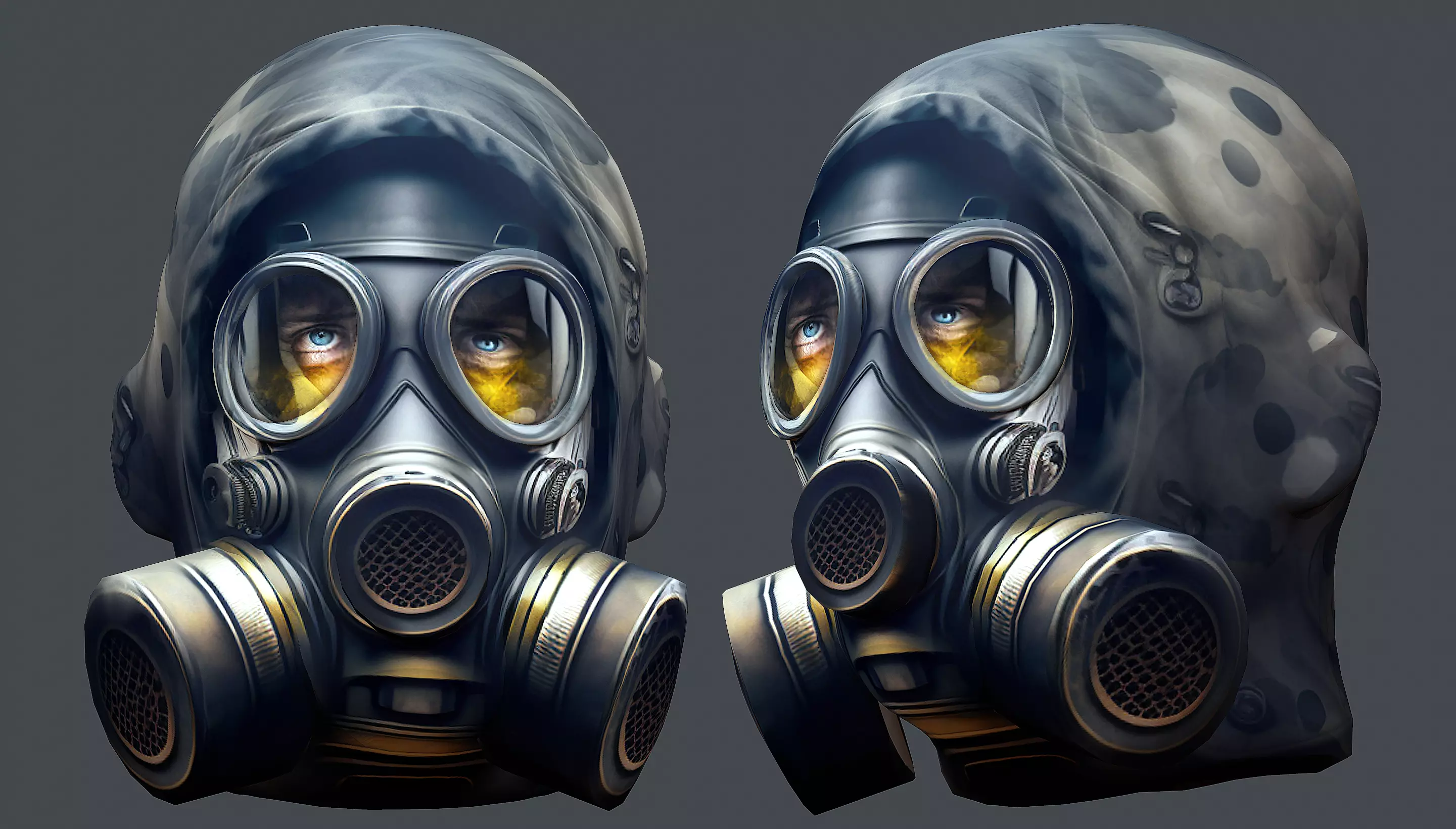 Helmet 3d model military combat Military Low-poly  Low-poly 3D model_0