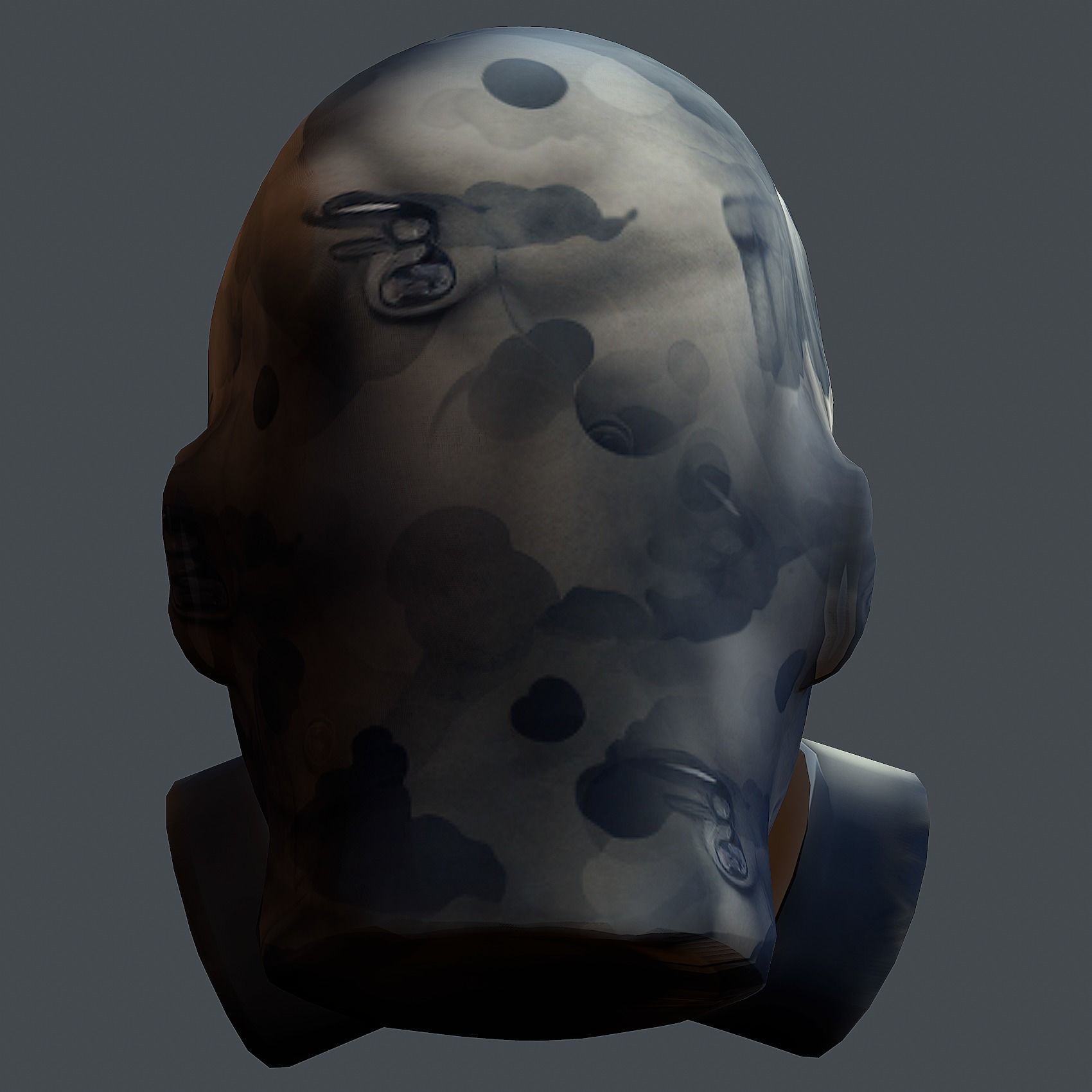 Helmet 3d model military combat Military Low-poly  Low-poly 3D model_7