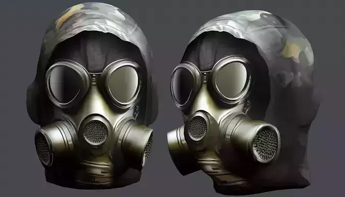 Helmet 3d model military combat Military Low-poly Low-poly 3D model