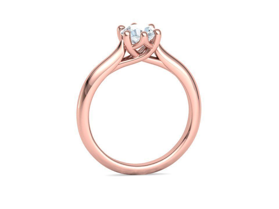 Trellis Solitaire Ring 6mm stone  6 claw Collection 2 rings _36