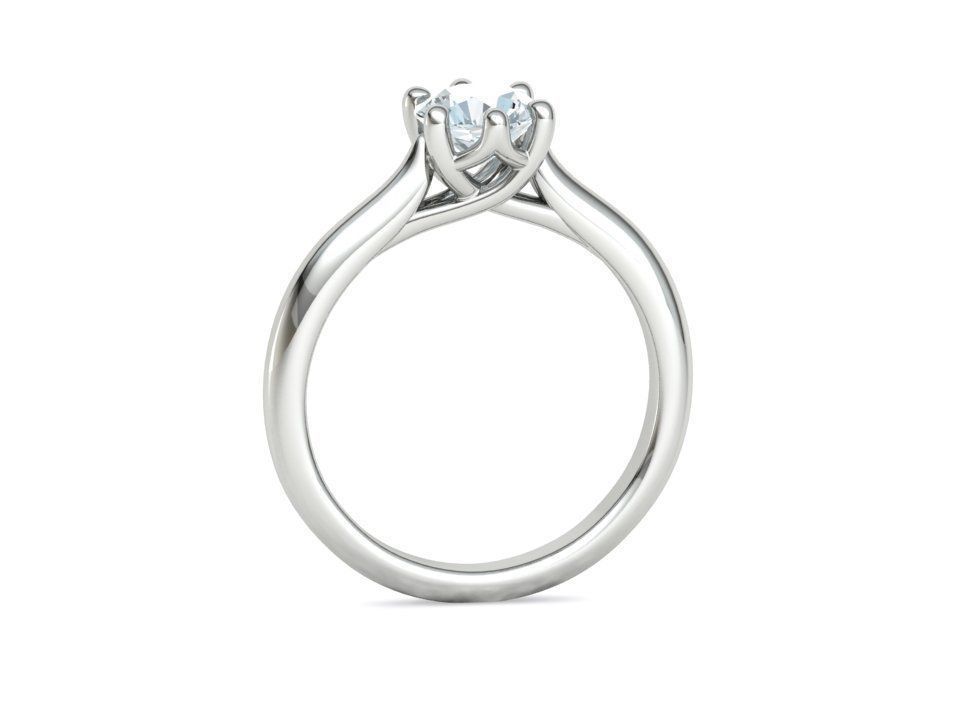 Trellis Solitaire Ring 6mm stone  6 claw Collection 2 rings _38
