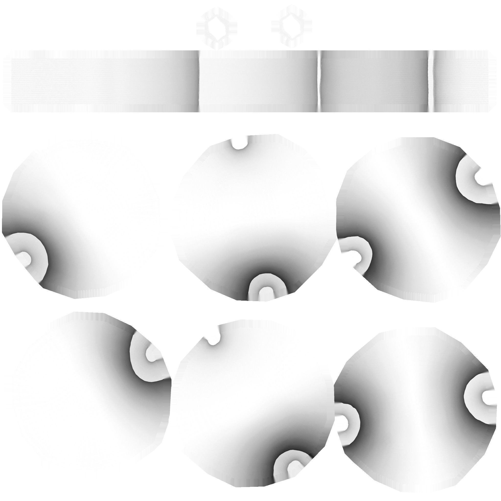 SanShoku Dango Low-poly 3D model_10