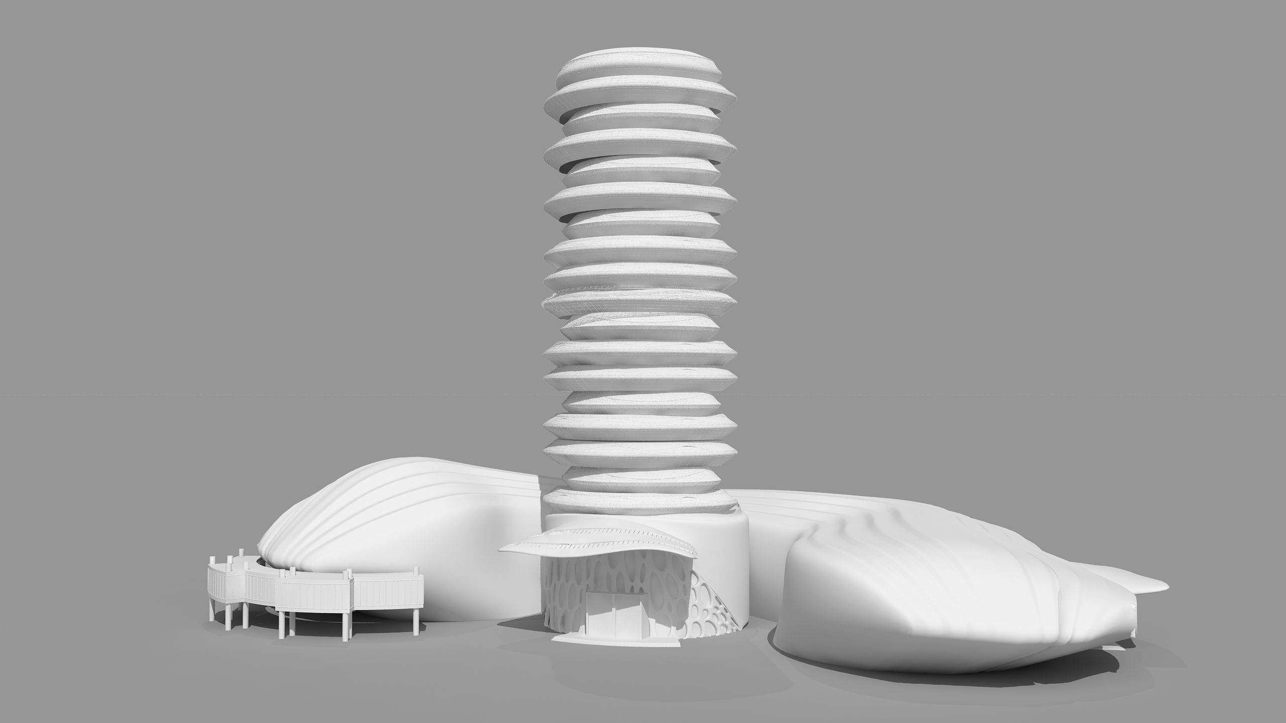 0114 - Organic Skyscraper 3D model_16