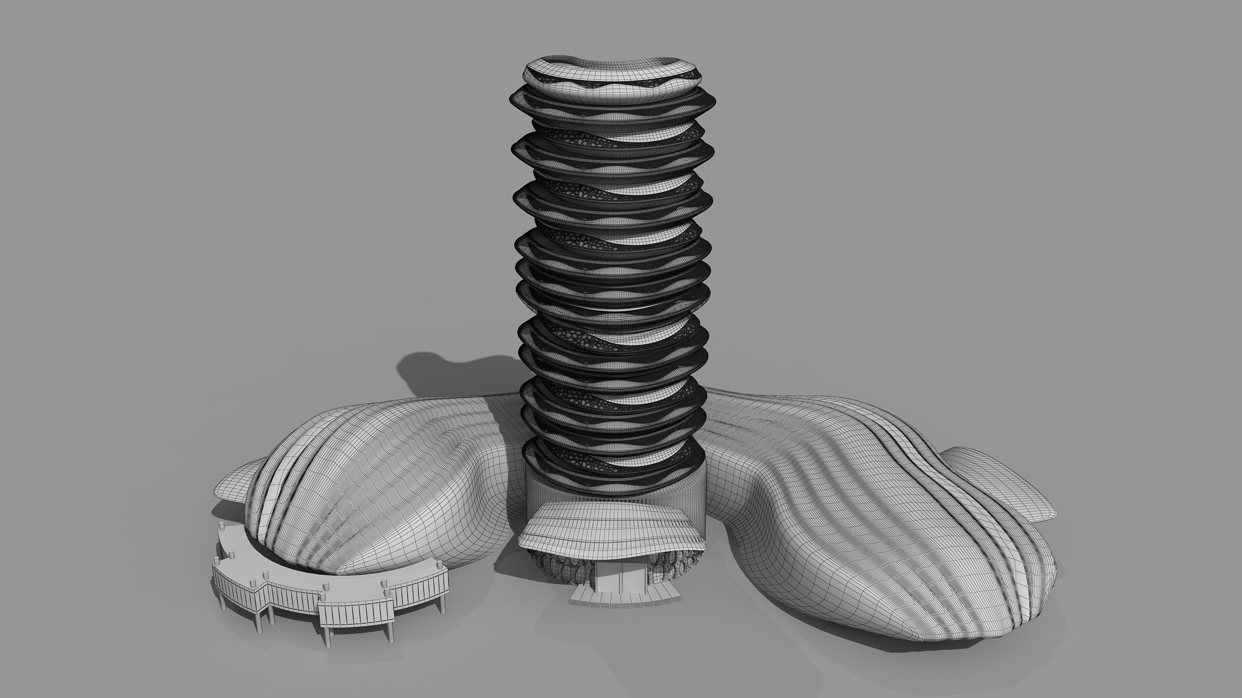 0114 - Organic Skyscraper 3D model_21