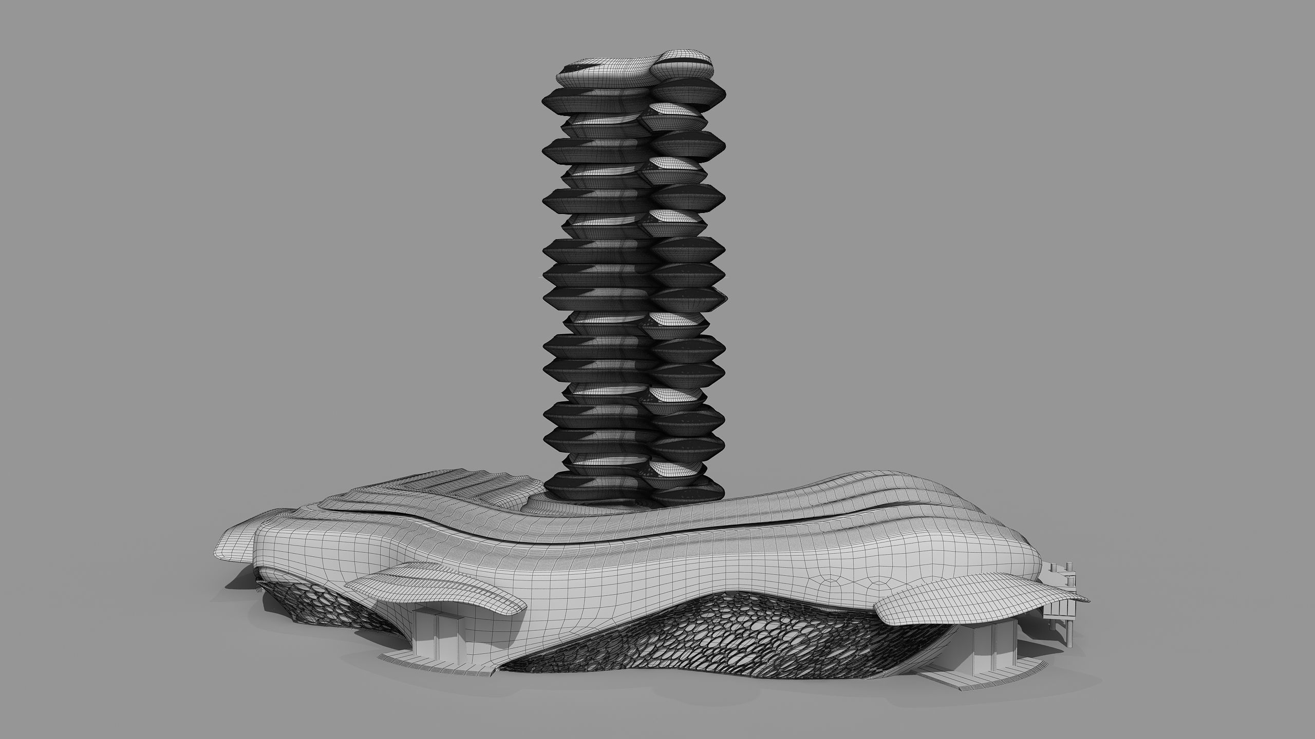 0114 - Organic Skyscraper 3D model_29