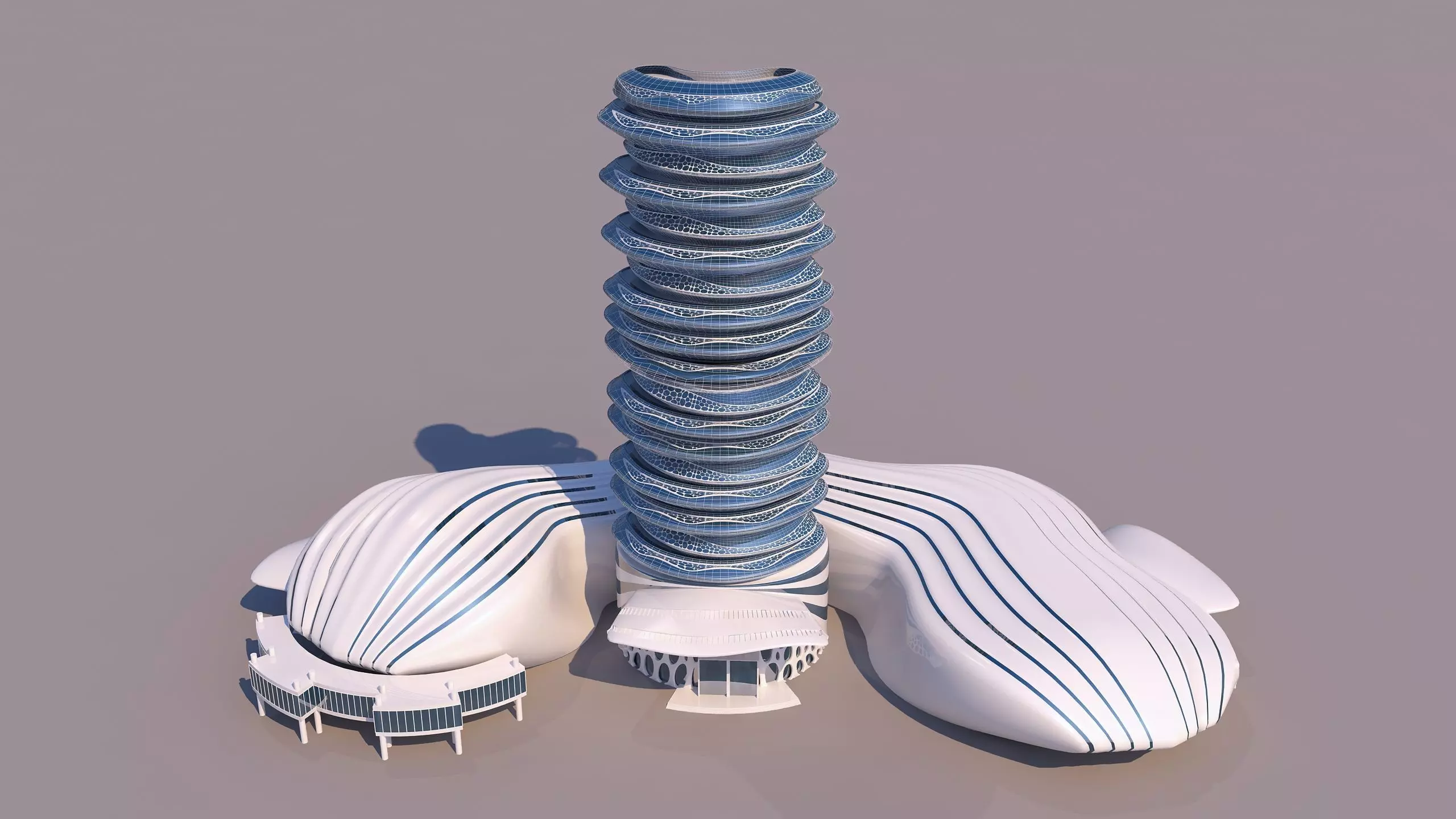 0114 - Organic Skyscraper 3D model_0