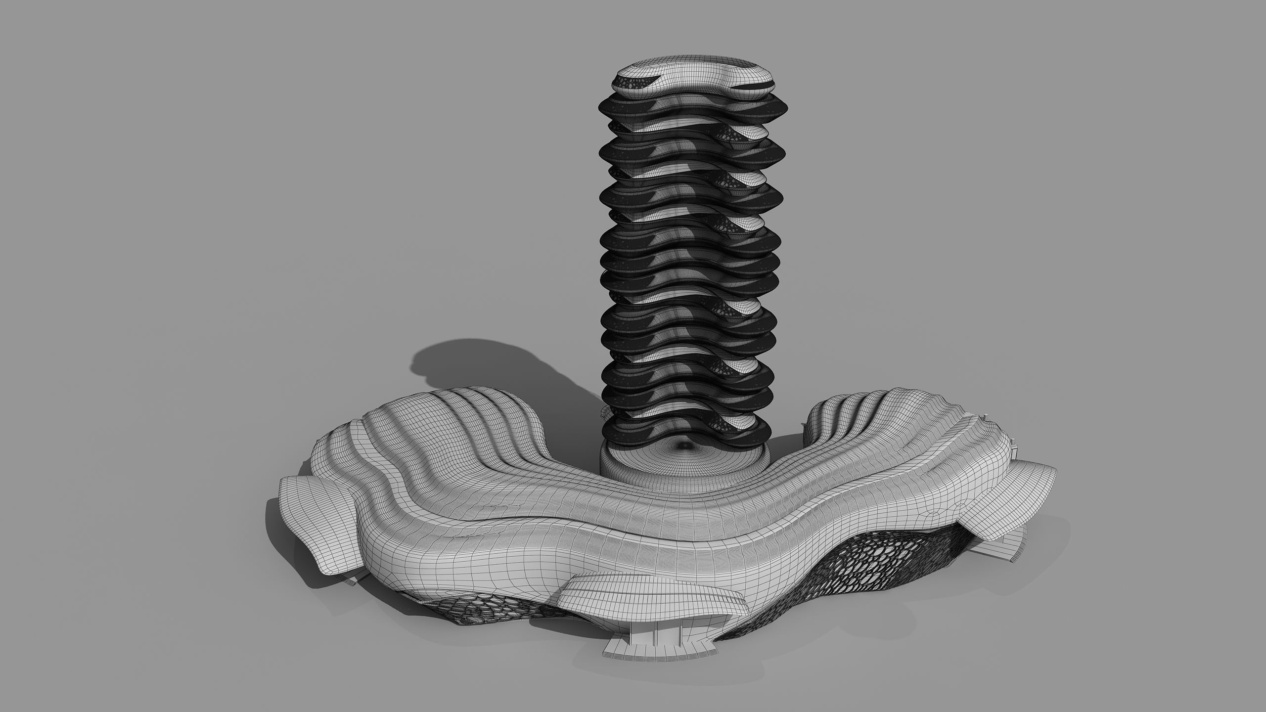 0114 - Organic Skyscraper 3D model_22