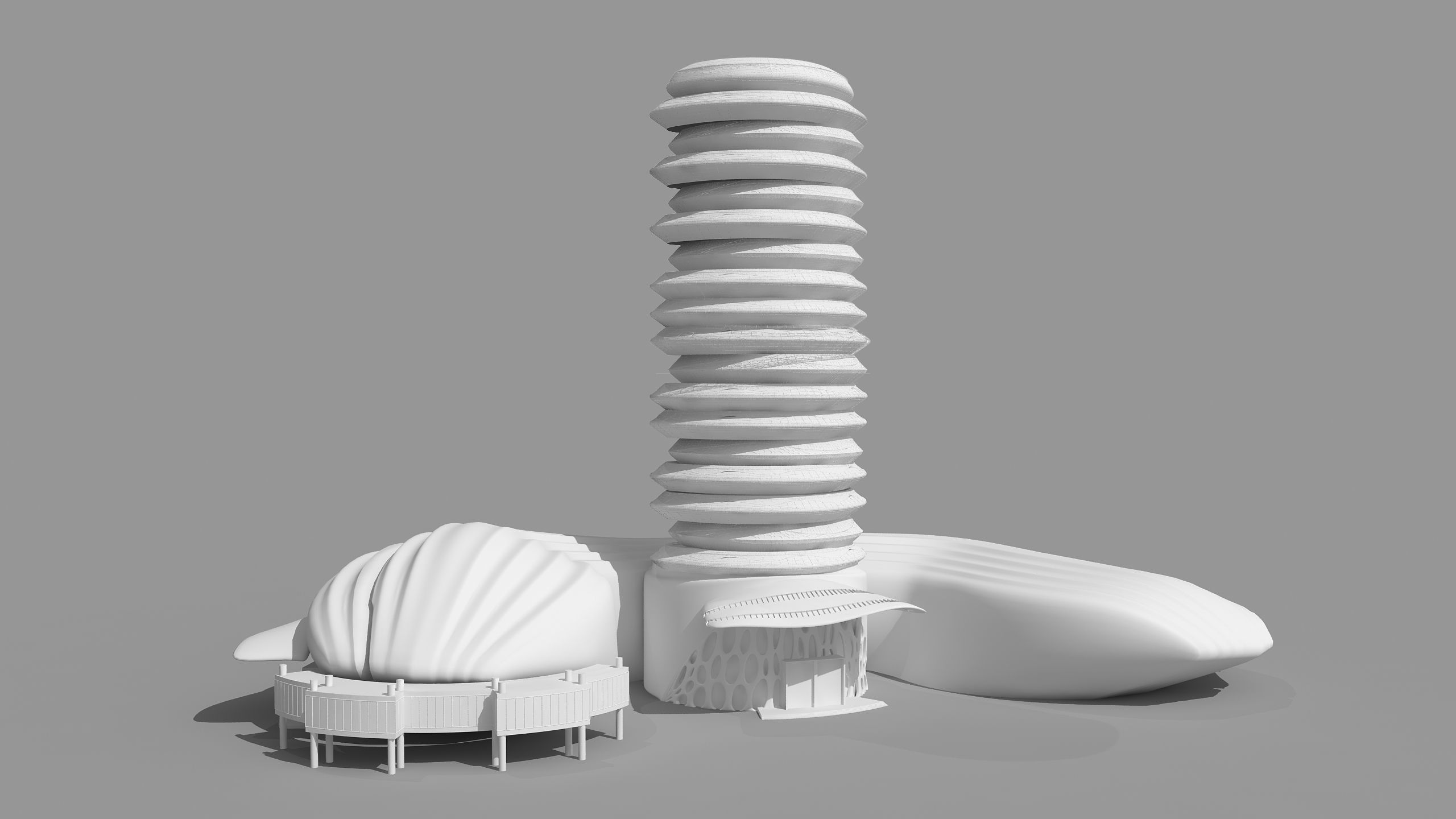 0114 - Organic Skyscraper 3D model_15