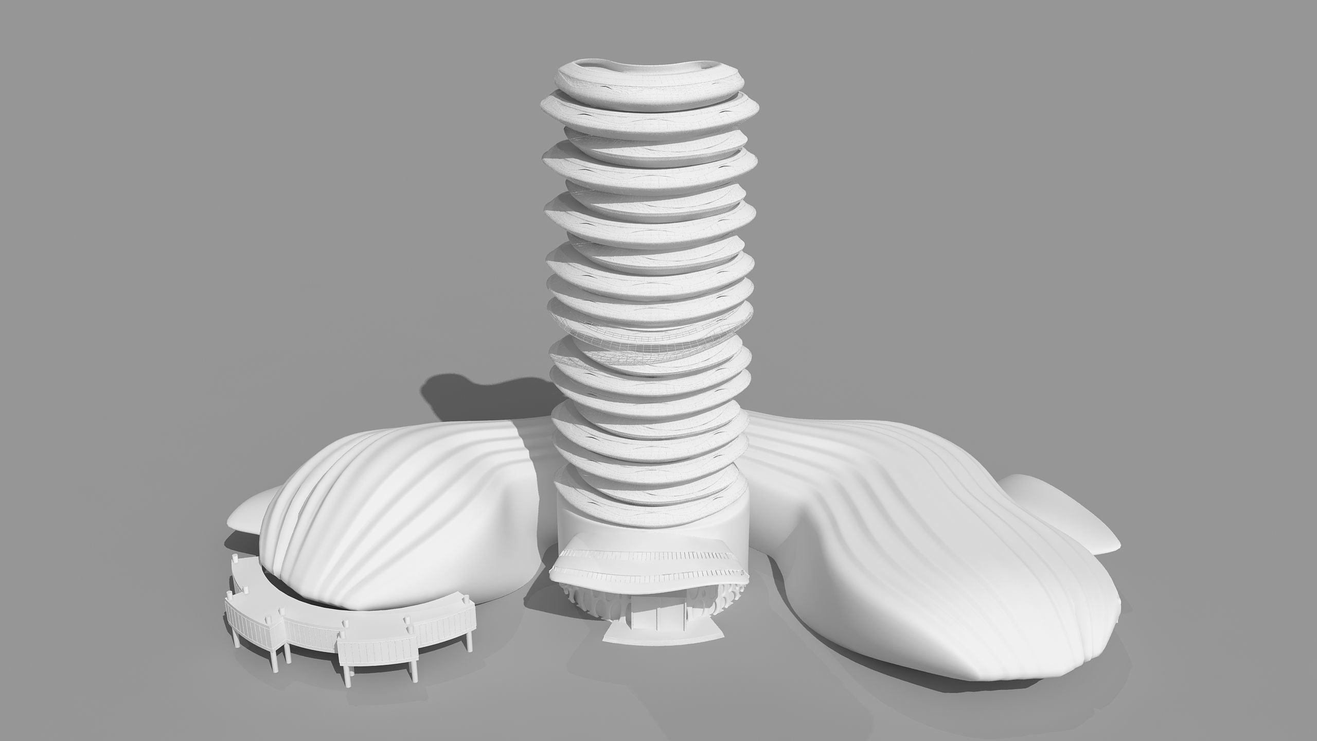 0114 - Organic Skyscraper 3D model_11