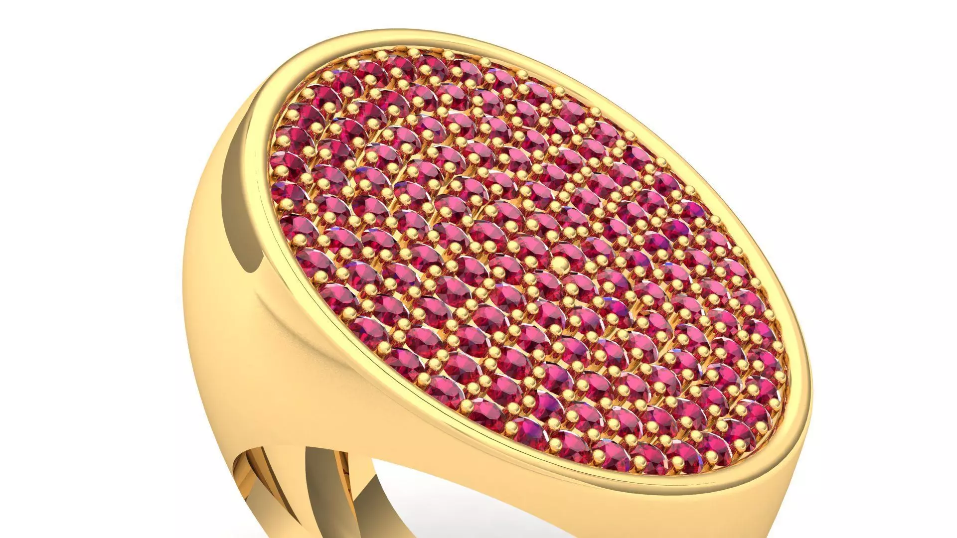 modern diamonds womens ring Free 3D print model