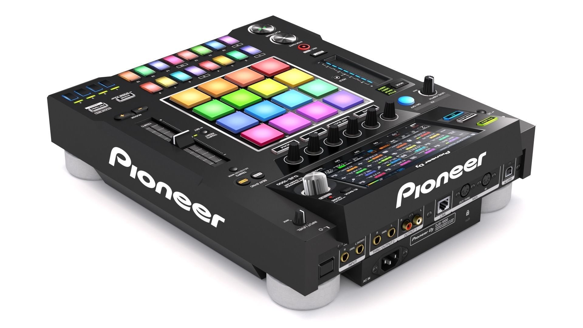 Pioneer djs-1000 DJ Sampler 3D model_3