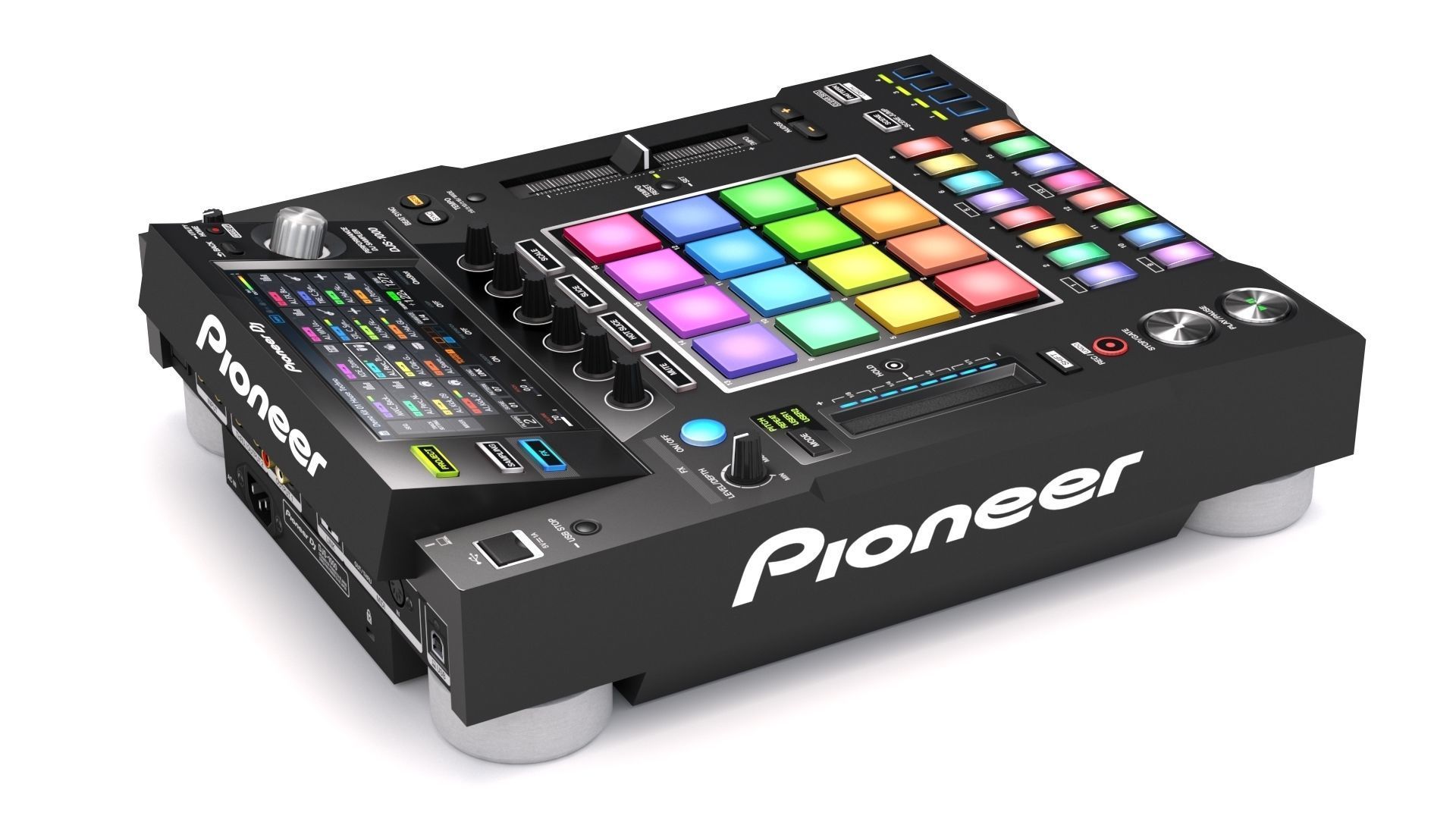 Pioneer djs-1000 DJ Sampler 3D model_4