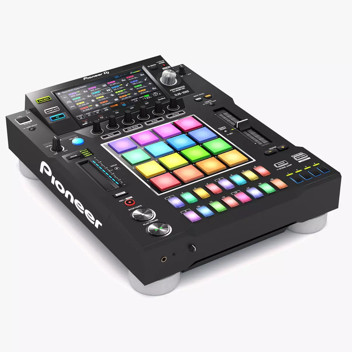 Pioneer djs-1000 DJ Sampler 3D model_0