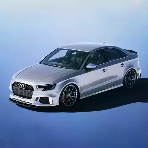 Audi RS3 Sedan 2020 3D model