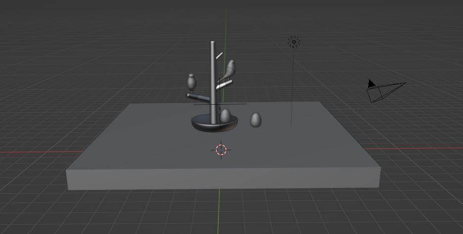 bird light Low-poly 3D model_6