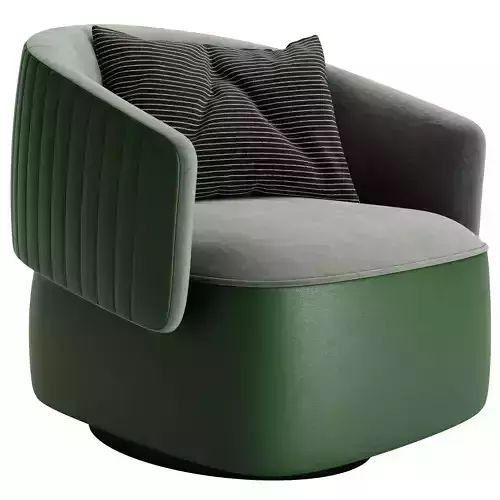 TWIBE Swivel Armchair By i 4 Mariani  3D model