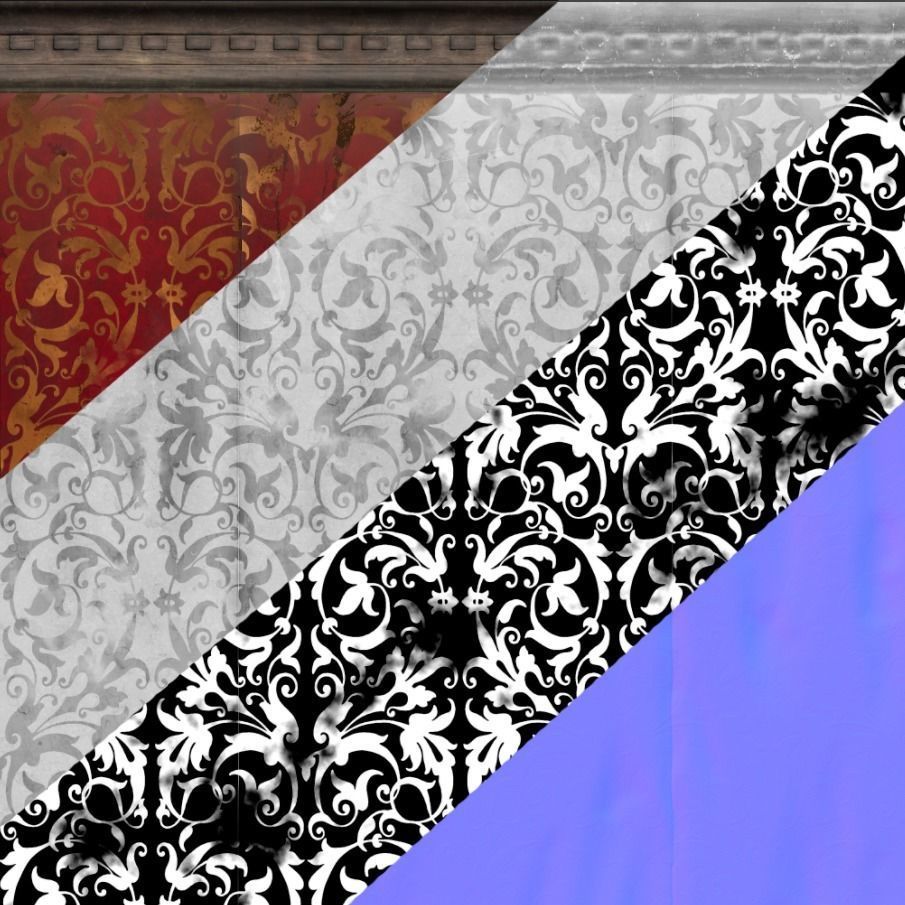 Victorian Wallpaper Texture_8