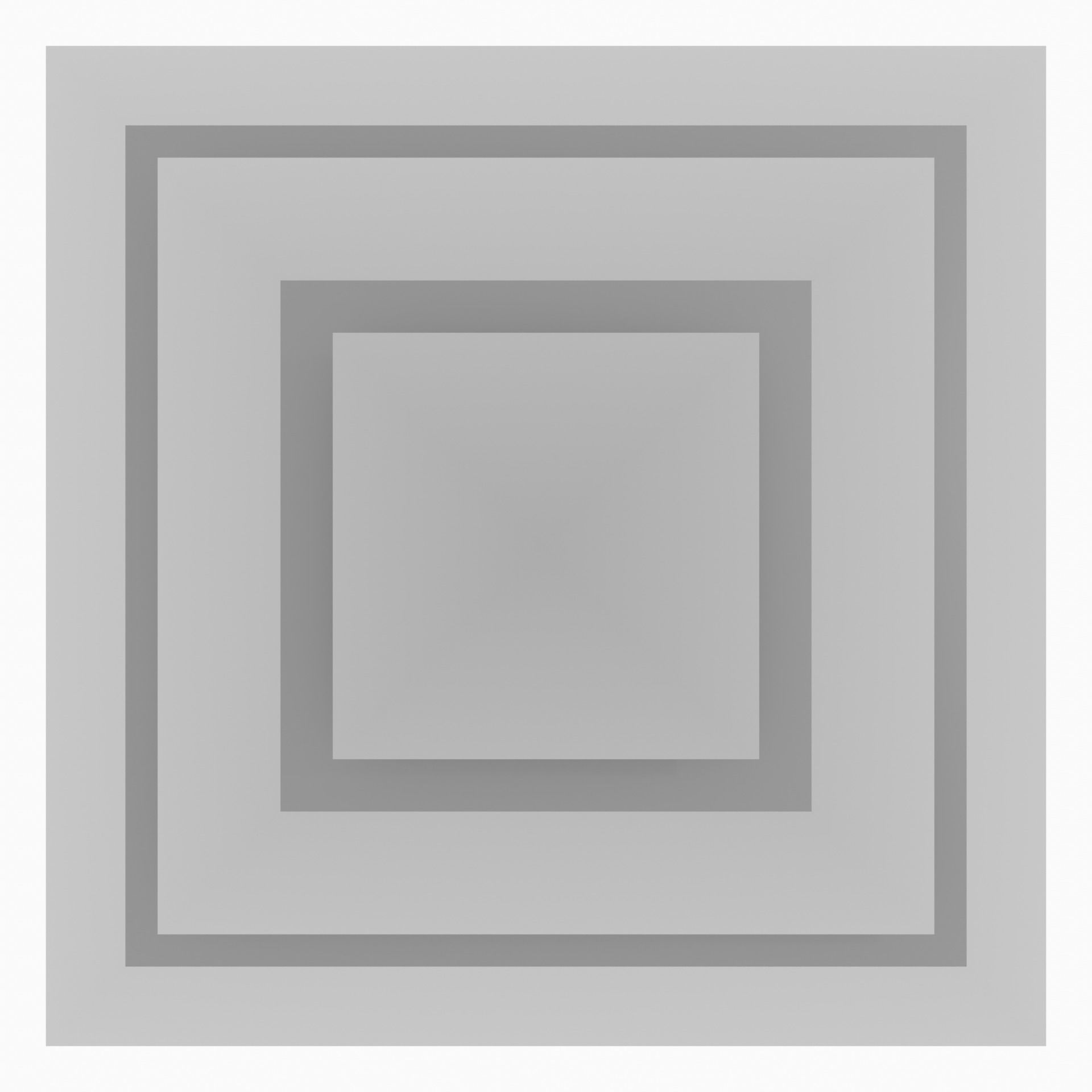 Pyramid Separated into 3 Parts Low-poly 3D model_12