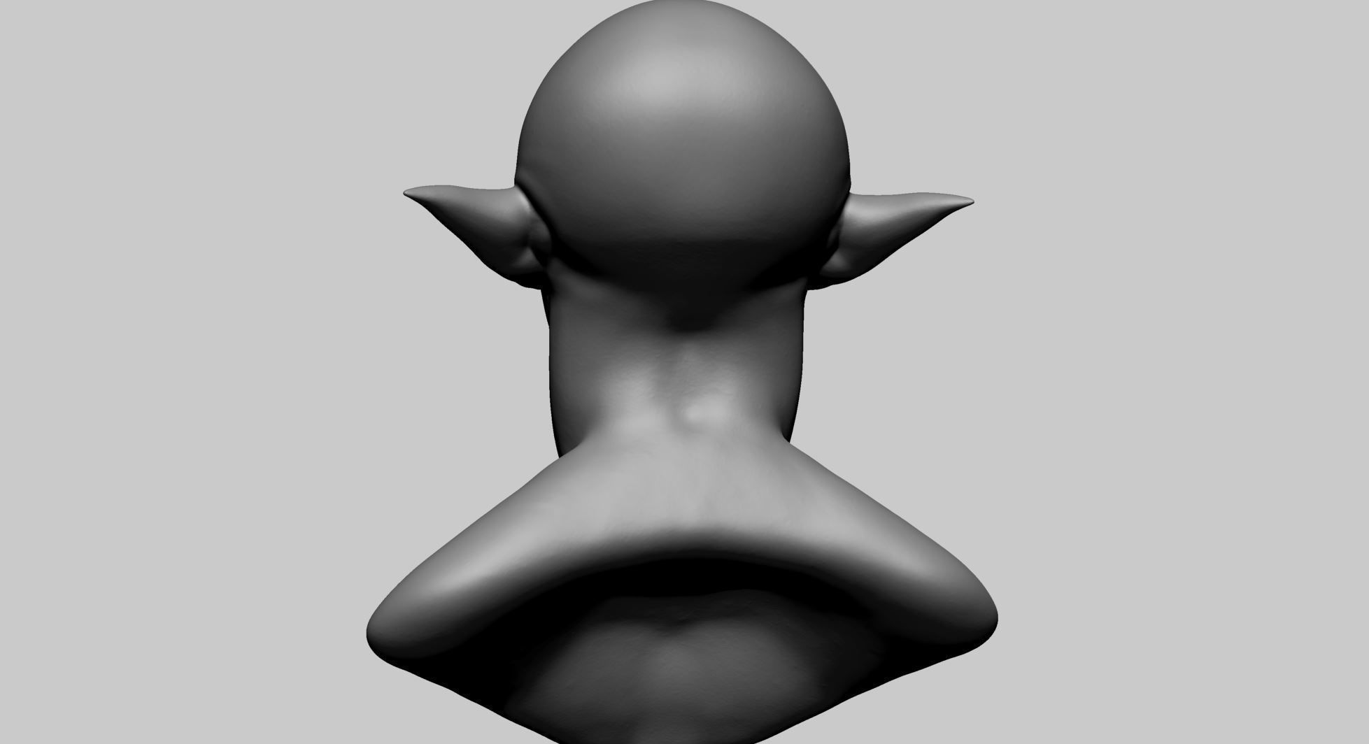 Creature Head B1 3D model_5