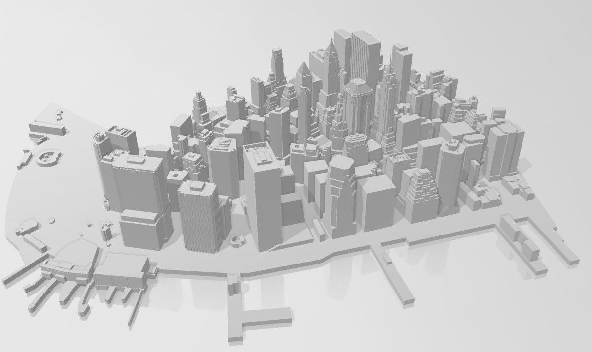NEW YORK 3D MODEL 3D print model_1