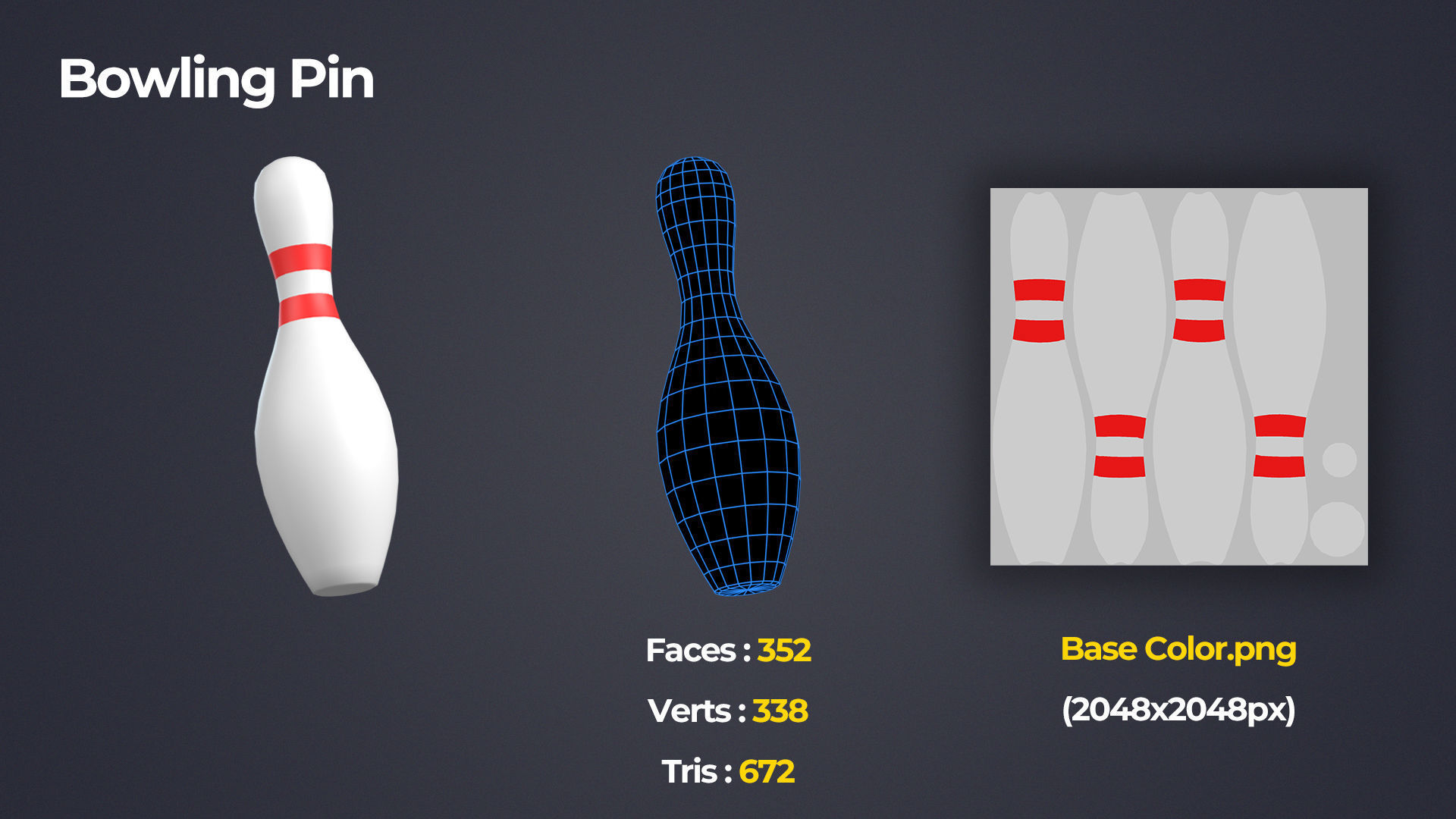 Sports Equipment Pack Low-poly 3D model_9