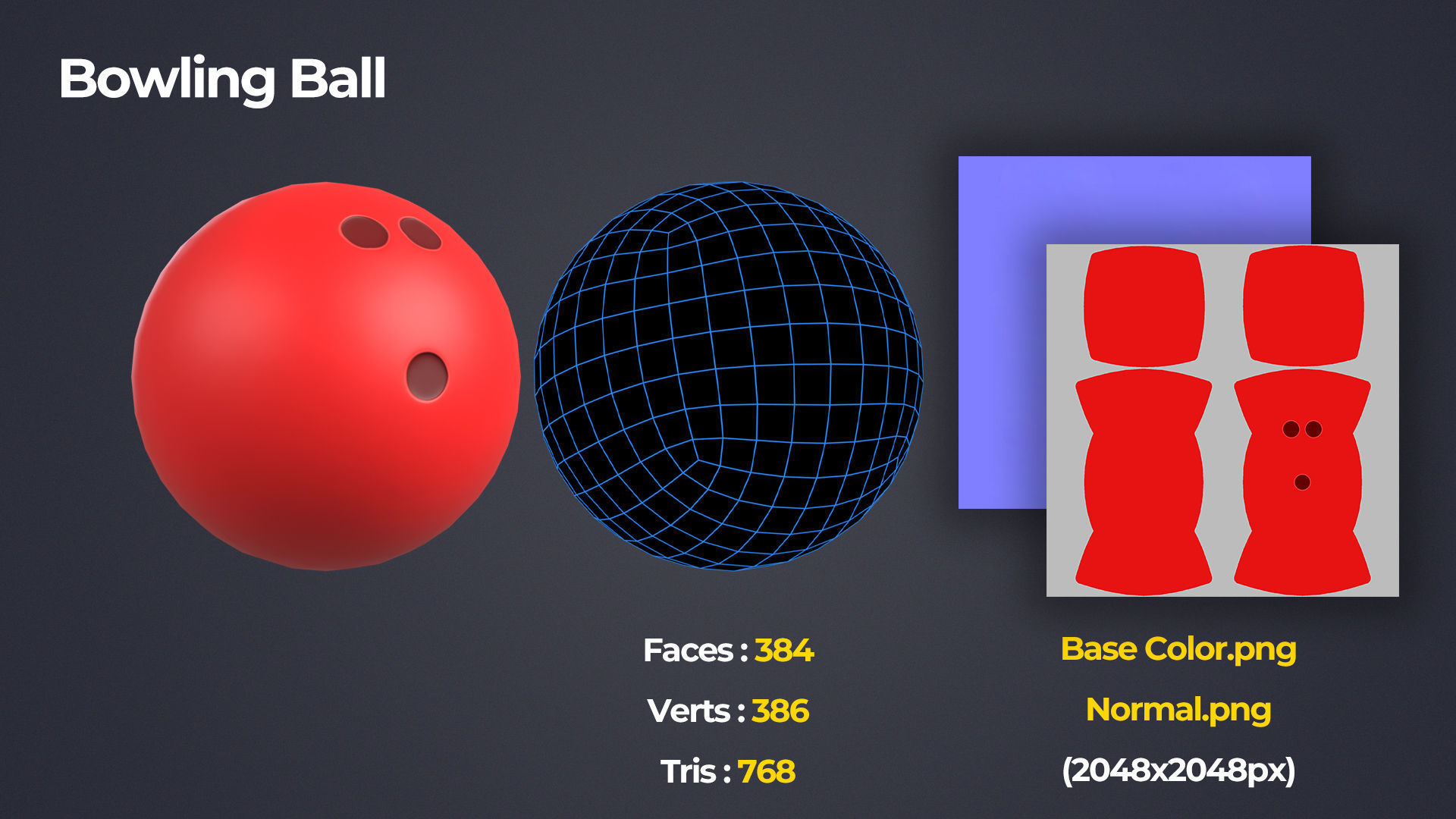 Sports Equipment Pack Low-poly 3D model_8