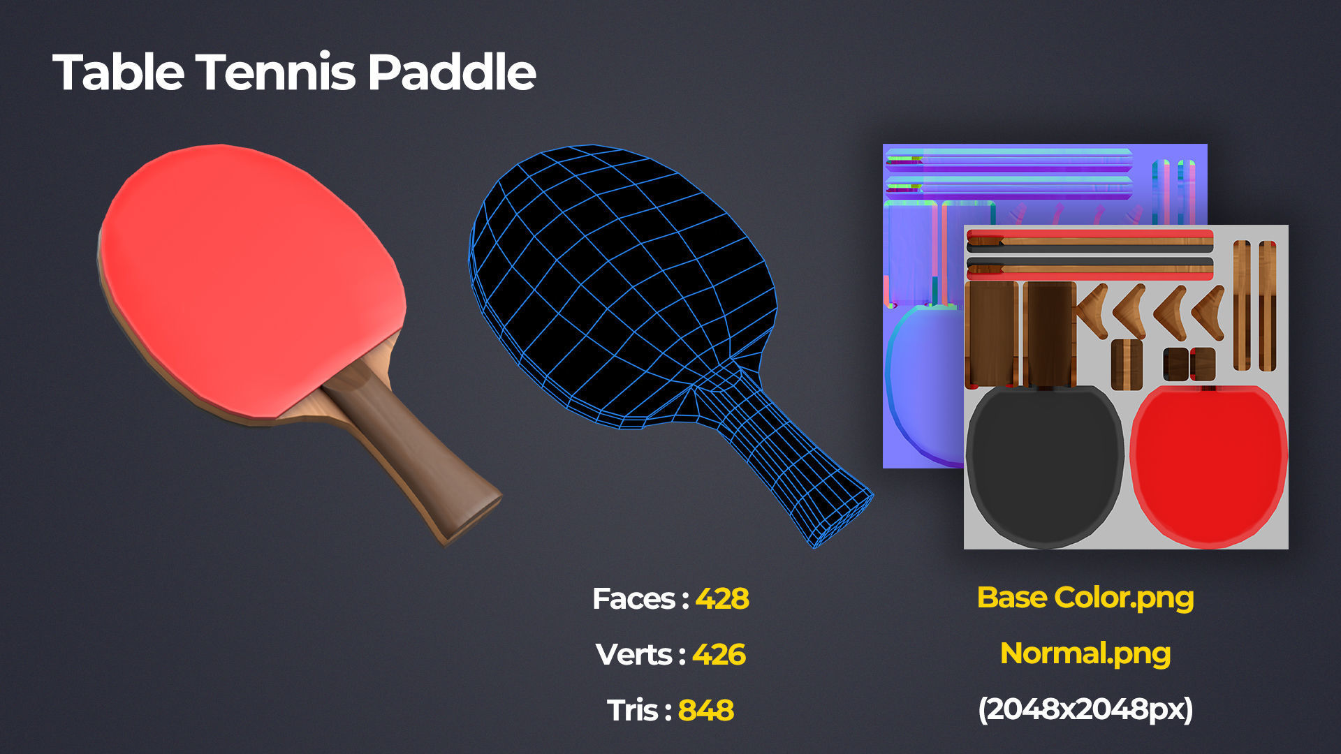 Sports Equipment Pack Low-poly 3D model_18