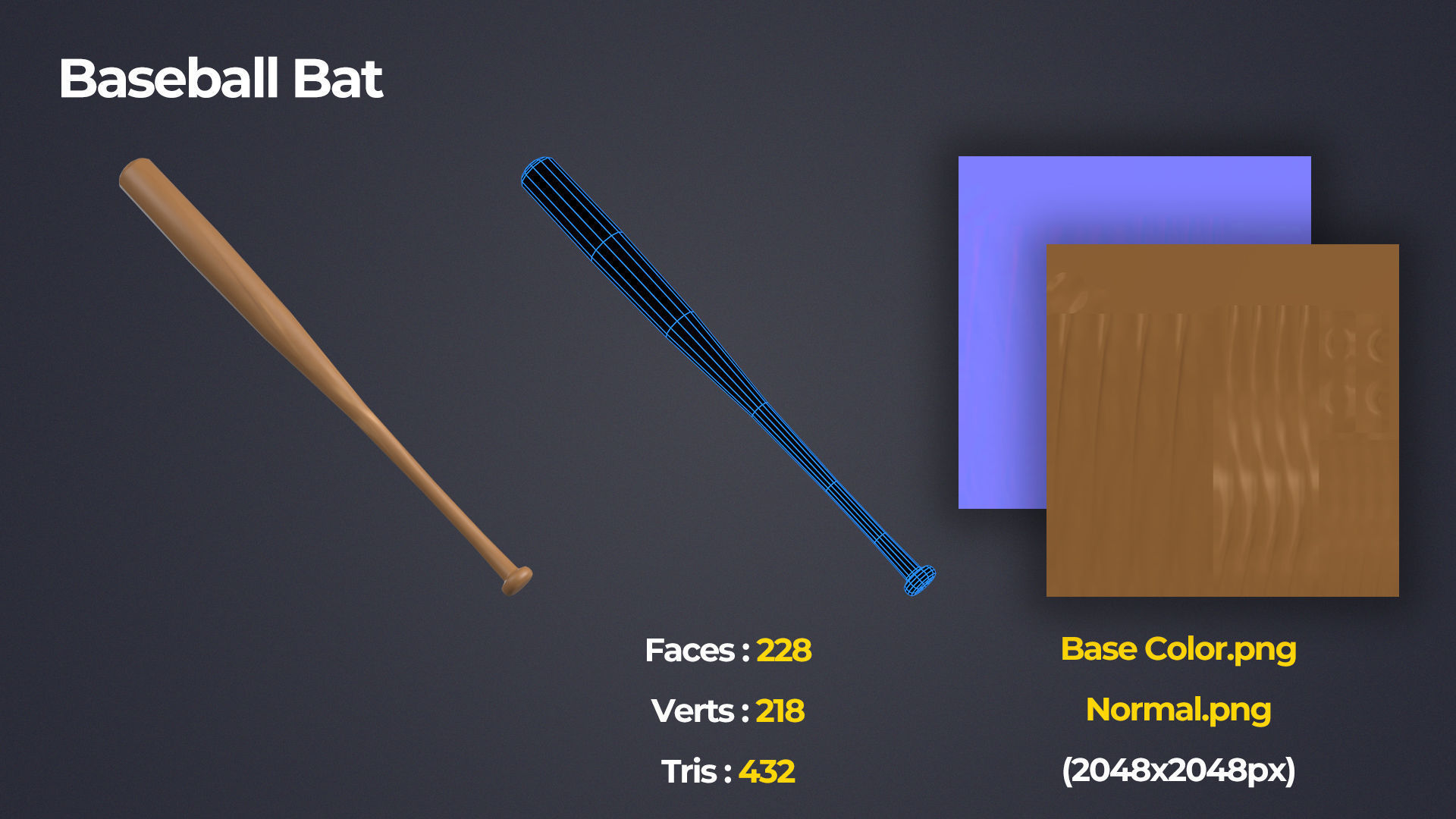 Sports Equipment Pack Low-poly 3D model_4