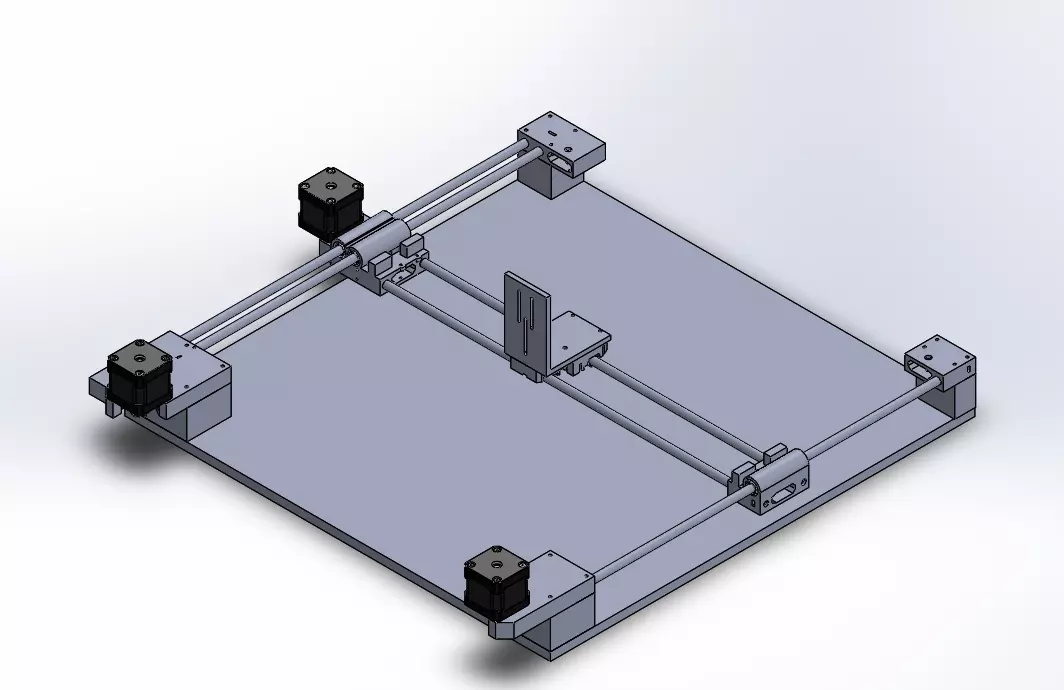 Laser CNC Machine Model 3D model_0